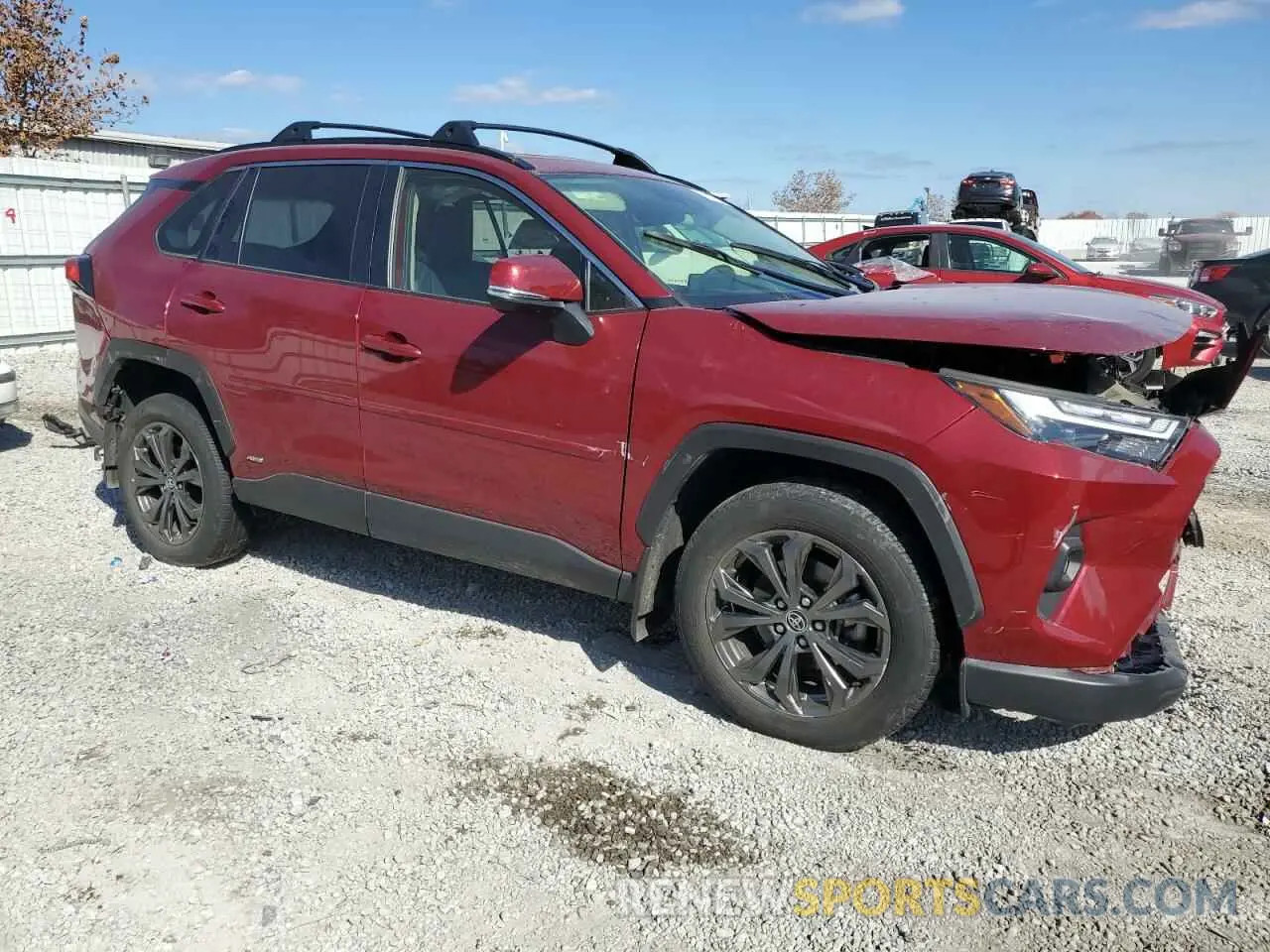 4 fotografías del automóvil dañado JTMB6RFV0ND071925 TOYOTA RAV4 2022