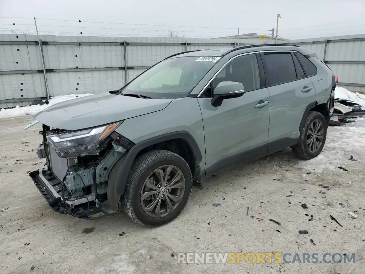 1 fotografías del automóvil dañado JTMB6RFV0ND078390 TOYOTA RAV4 2022