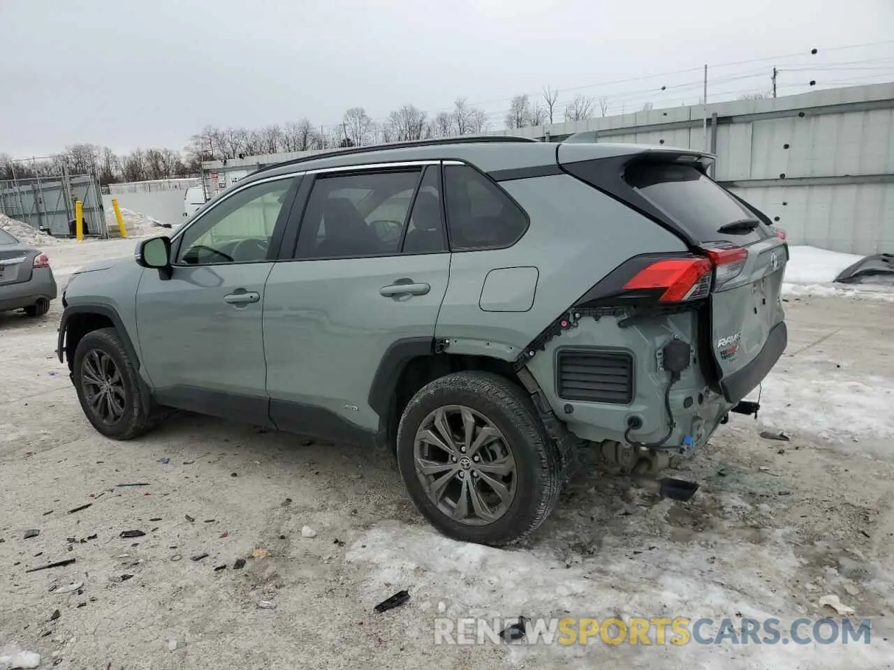 2 fotografías del automóvil dañado JTMB6RFV0ND078390 TOYOTA RAV4 2022