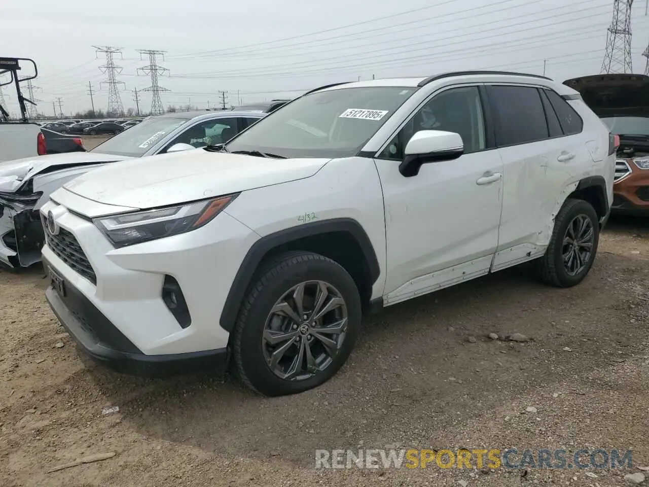 1 fotografías del automóvil dañado JTMB6RFV8NJ013708 TOYOTA RAV4 2022