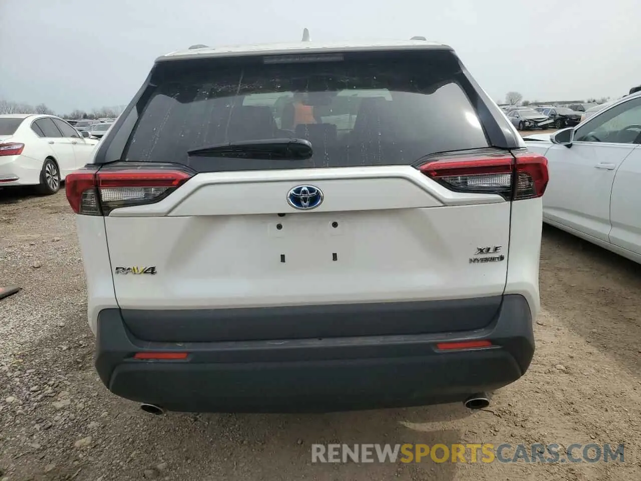 6 fotografías del automóvil dañado JTMB6RFV8NJ013708 TOYOTA RAV4 2022