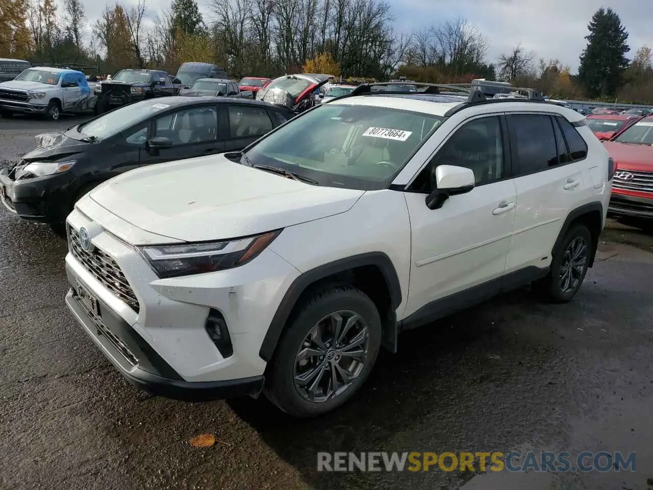 1 fotografías del automóvil dañado JTMB6RFV9ND529574 TOYOTA RAV4 2022