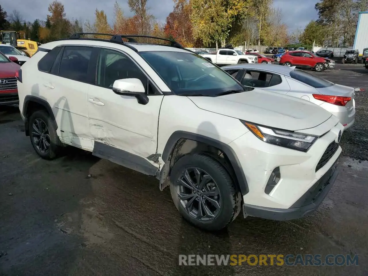 4 fotografías del automóvil dañado JTMB6RFV9ND529574 TOYOTA RAV4 2022