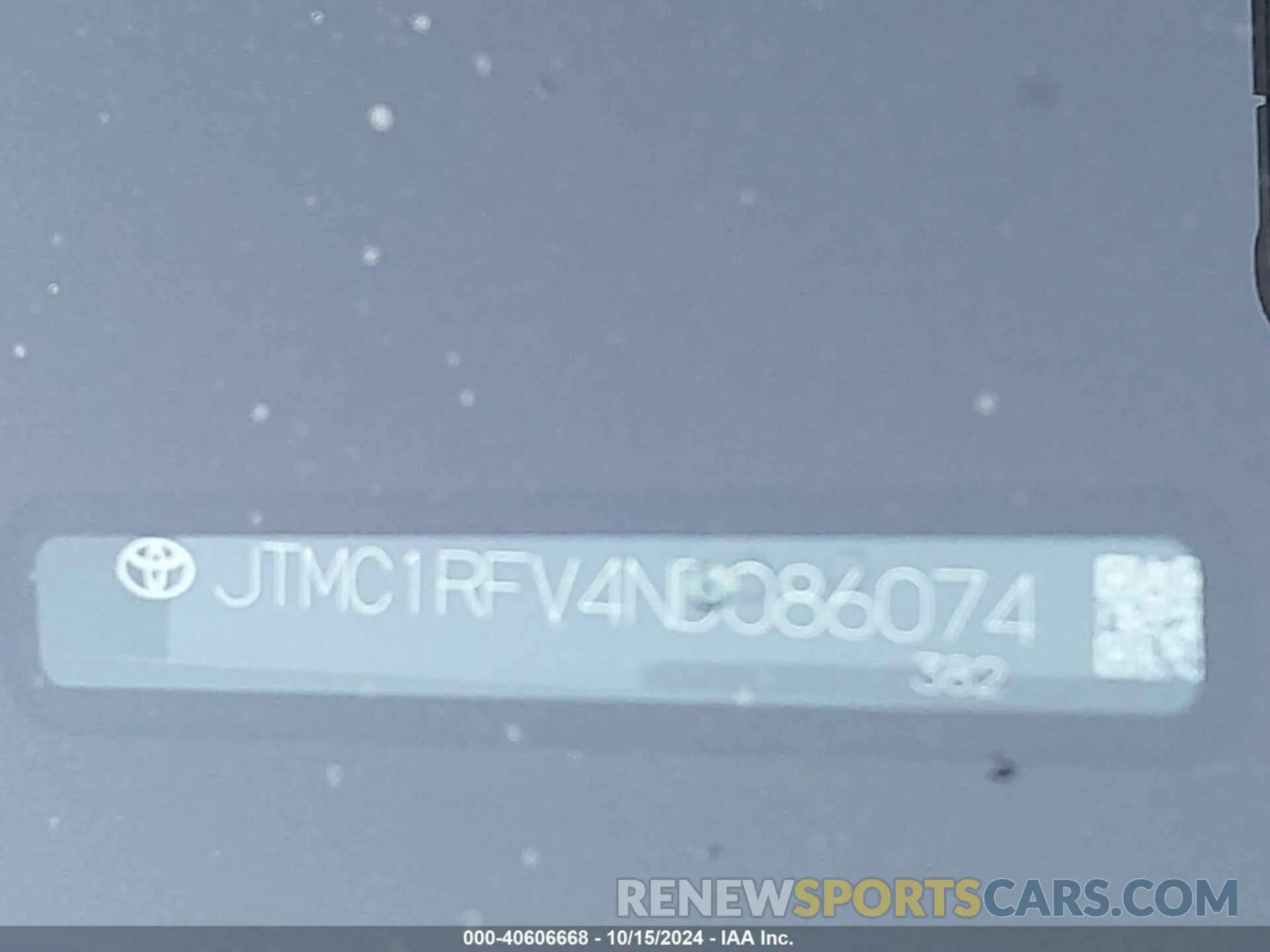 17 fotografías del automóvil dañado JTMC1RFV4ND086074 TOYOTA RAV4 2022