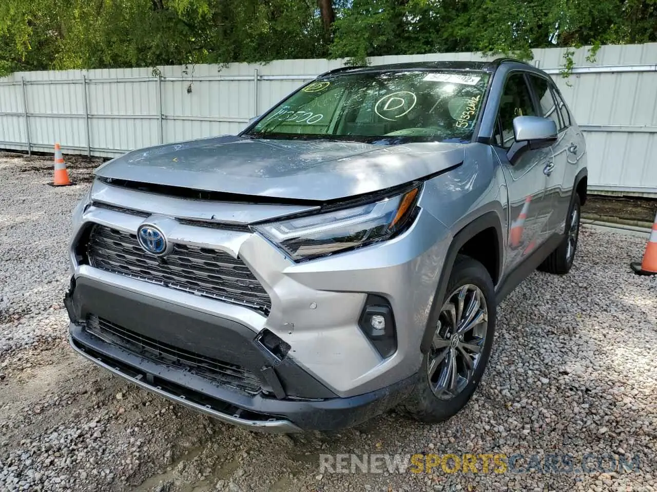 2 fotografías del automóvil dañado JTMD6RFV2ND057145 TOYOTA RAV4 2022