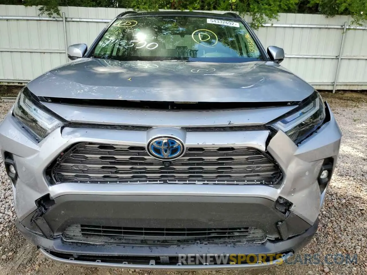 9 fotografías del automóvil dañado JTMD6RFV2ND057145 TOYOTA RAV4 2022