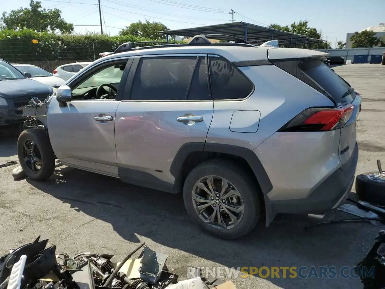 2 fotografías del automóvil dañado JTMD6RFV4ND065683 TOYOTA RAV4 2022