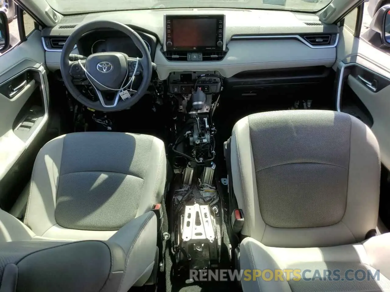8 fotografías del automóvil dañado JTMD6RFV4ND065683 TOYOTA RAV4 2022