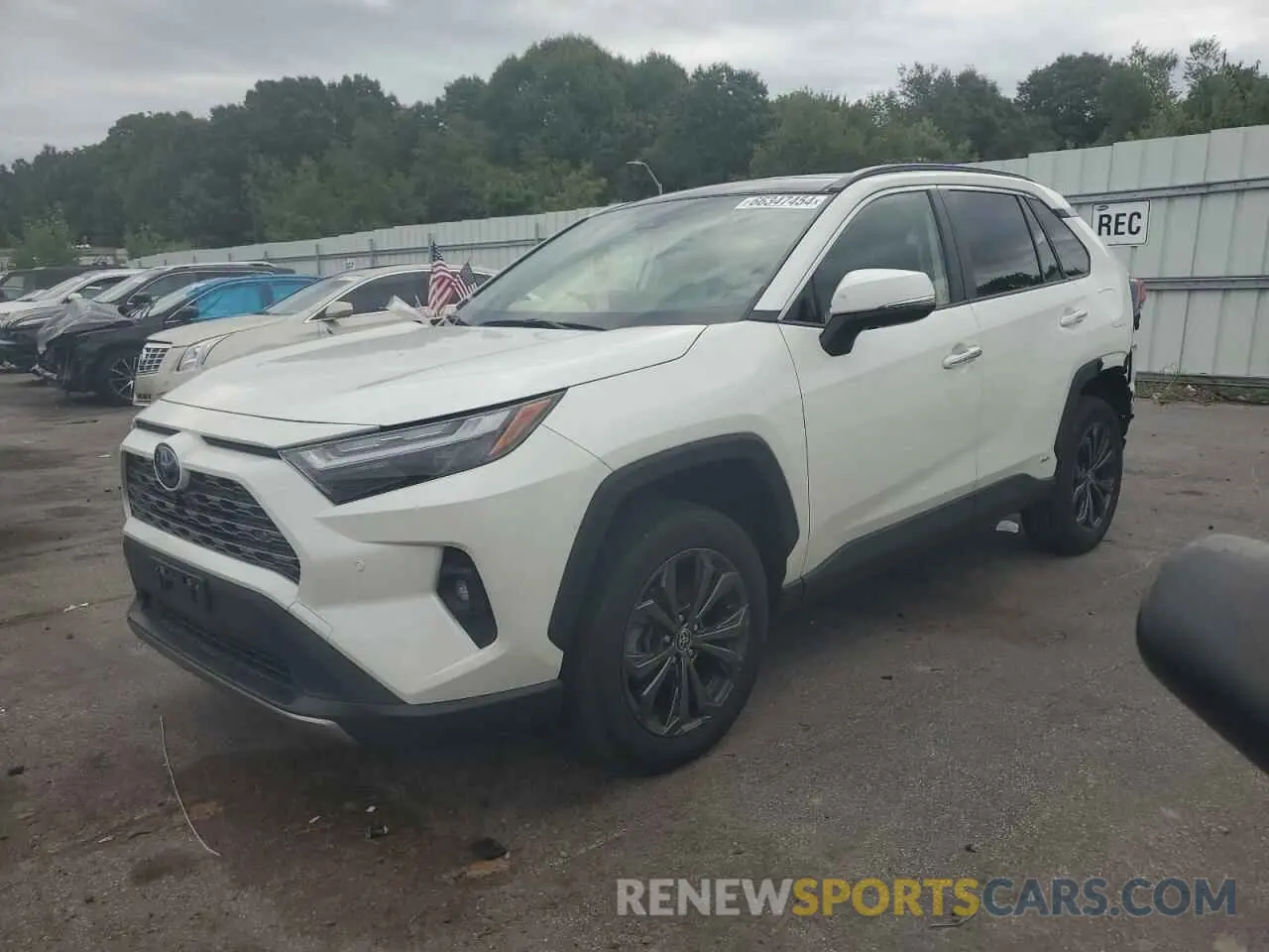1 fotografías del automóvil dañado JTMD6RFV6NJ016972 TOYOTA RAV4 2022