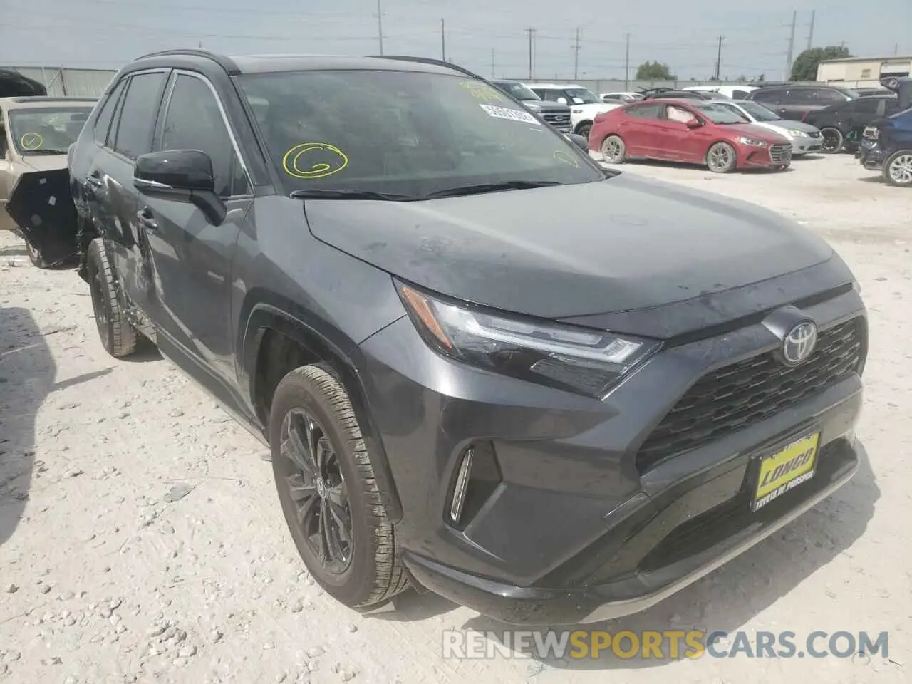 1 fotografías del automóvil dañado JTME6RFV7ND525553 TOYOTA RAV4 2022