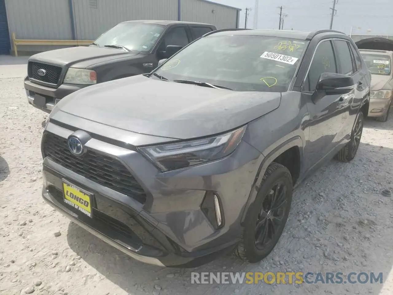 2 fotografías del automóvil dañado JTME6RFV7ND525553 TOYOTA RAV4 2022
