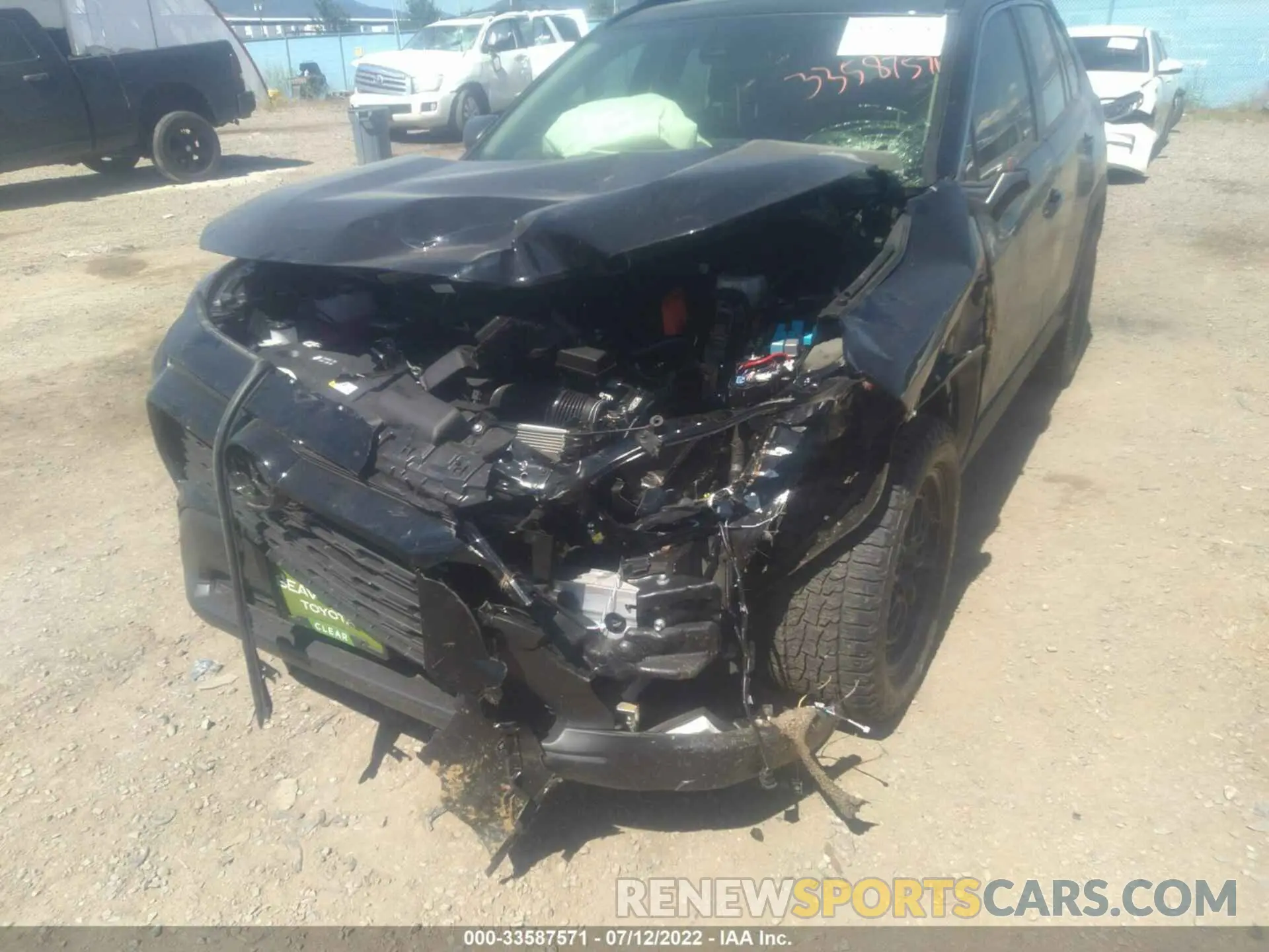 6 fotografías del automóvil dañado JTMLWRFV1ND147236 TOYOTA RAV4 2022