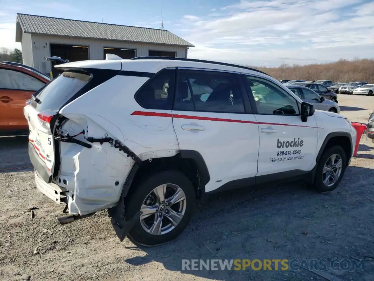 3 fotografías del automóvil dañado JTMLWRFV3ND141454 TOYOTA RAV4 2022