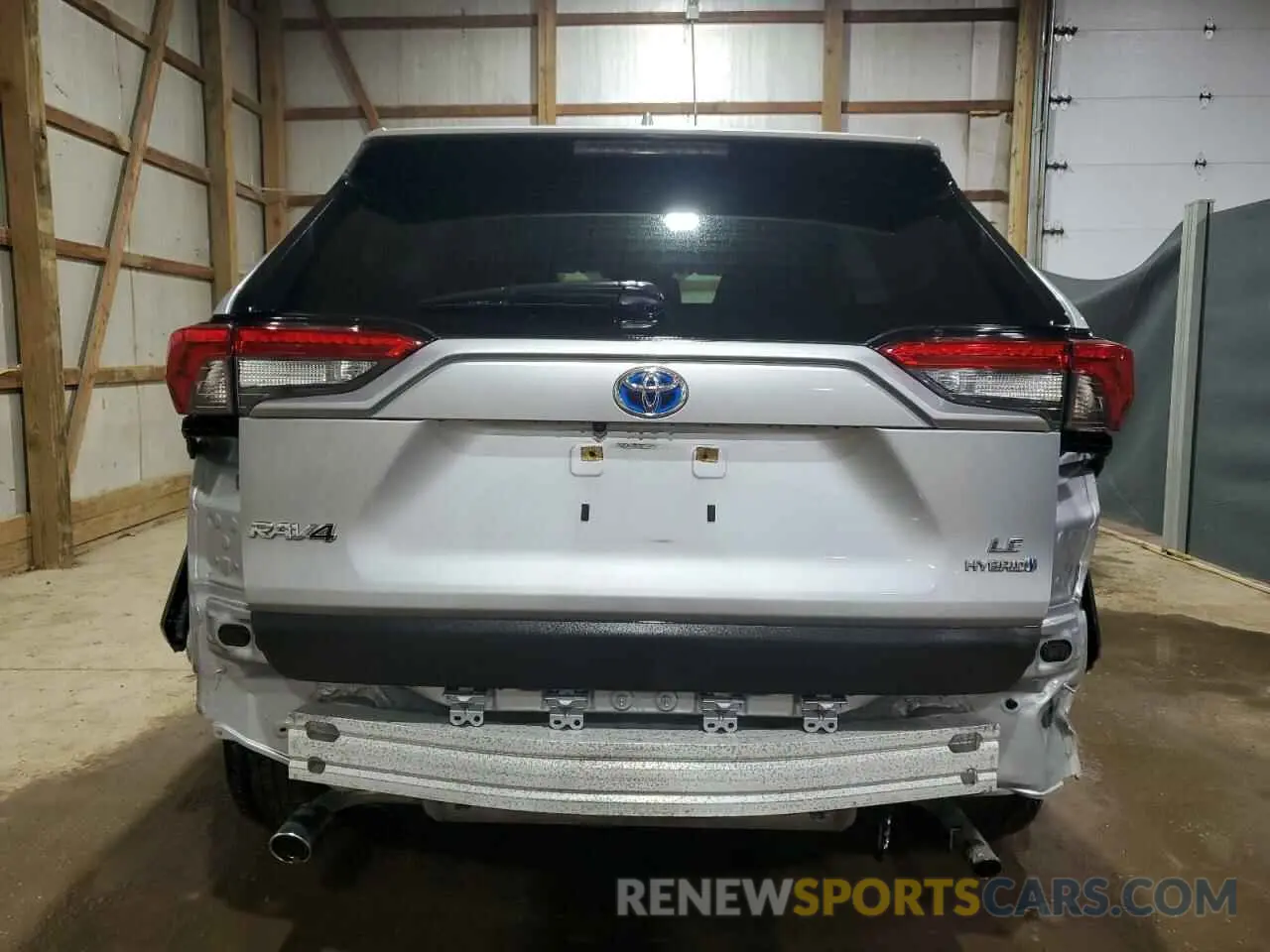 6 fotografías del automóvil dañado JTMLWRFV4ND161387 TOYOTA RAV4 2022