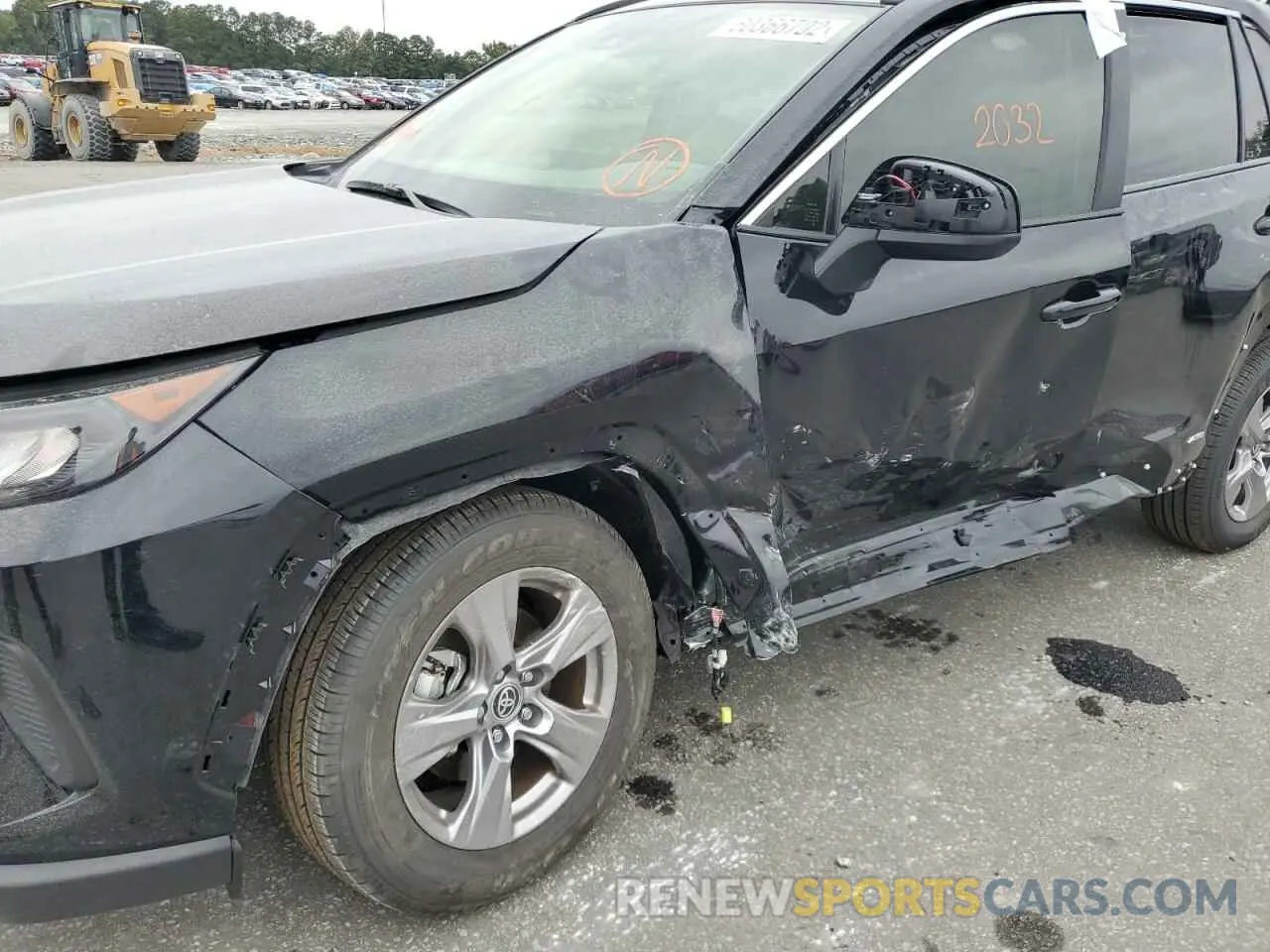9 fotografías del automóvil dañado JTMLWRFV5ND148583 TOYOTA RAV4 2022