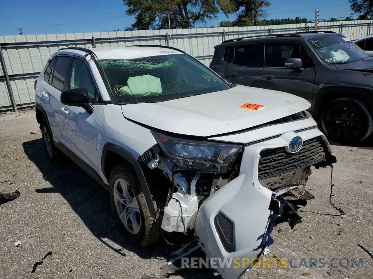 1 fotografías del automóvil dañado JTMLWRFV5ND152083 TOYOTA RAV4 2022