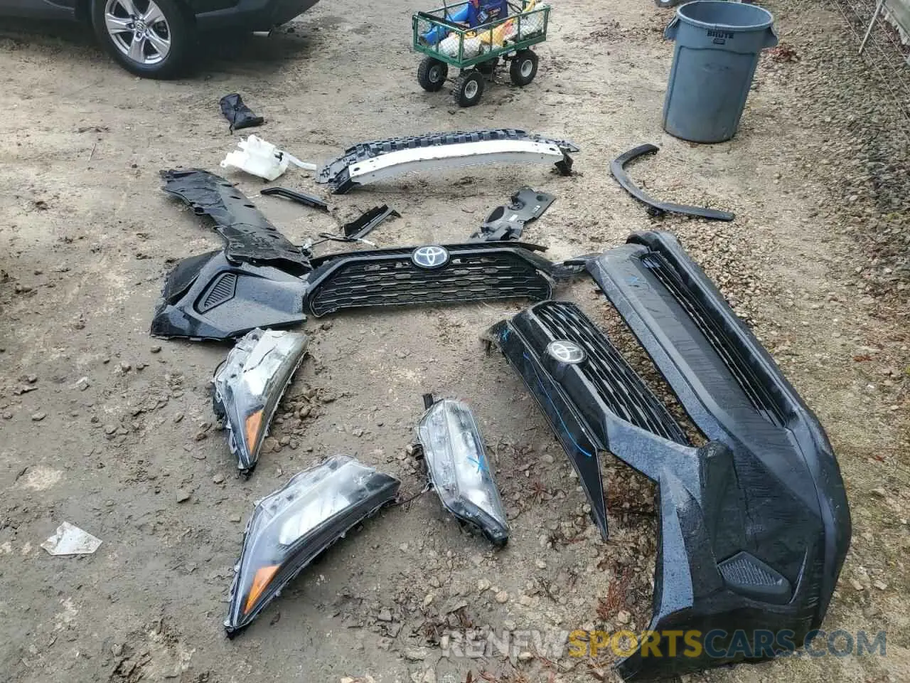 13 fotografías del automóvil dañado JTMLWRFV7ND141134 TOYOTA RAV4 2022