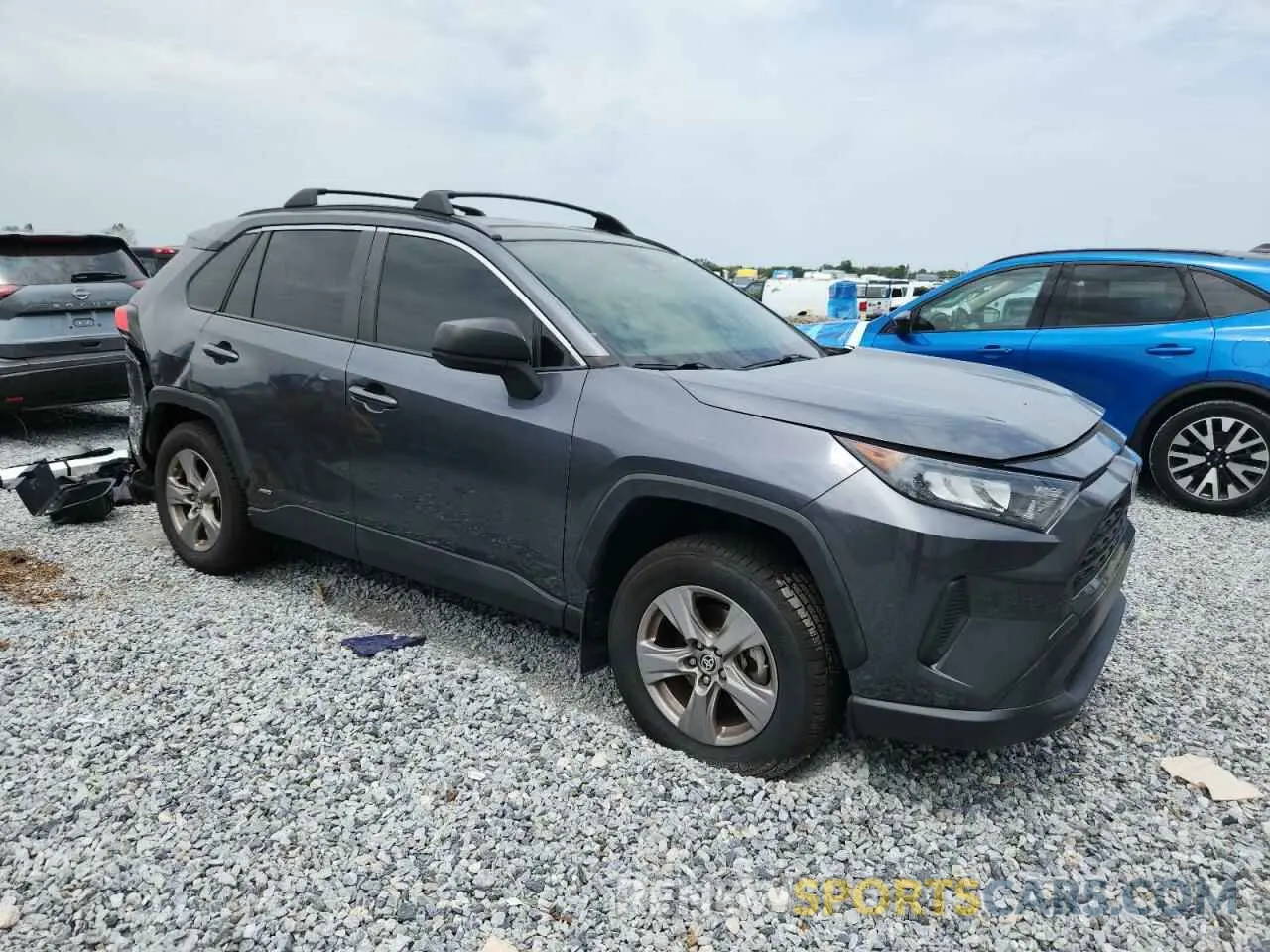 4 fotografías del automóvil dañado JTMLWRFV7ND563100 TOYOTA RAV4 2022