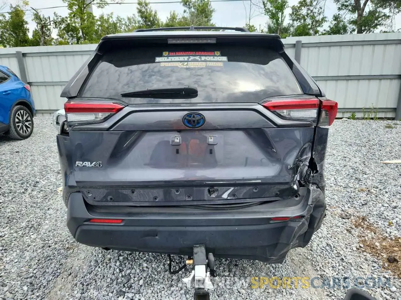 6 fotografías del automóvil dañado JTMLWRFV7ND563100 TOYOTA RAV4 2022