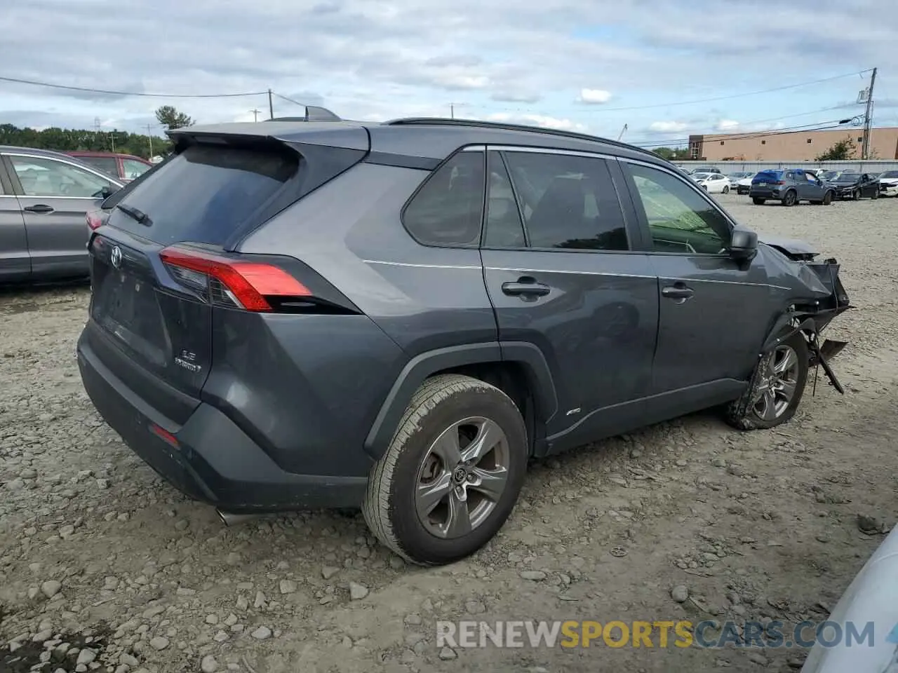 3 fotografías del automóvil dañado JTMLWRFV8ND158086 TOYOTA RAV4 2022