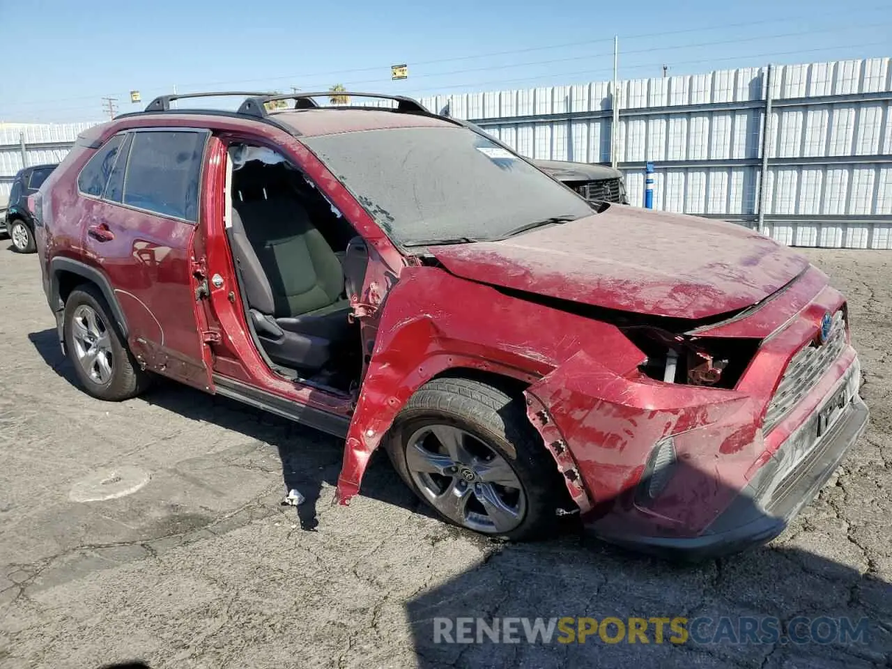 4 fotografías del automóvil dañado JTMLWRFVXND152564 TOYOTA RAV4 2022