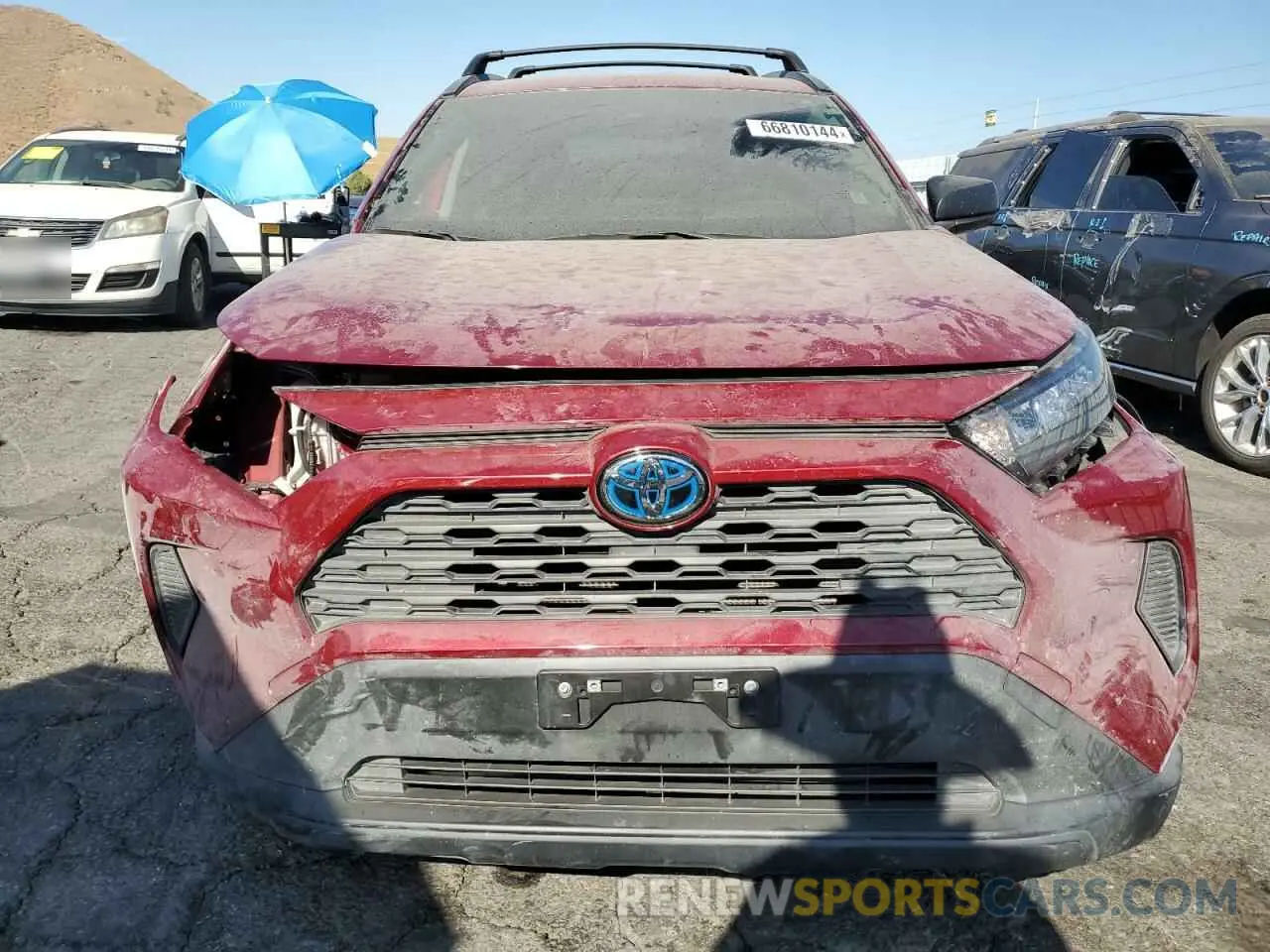 5 fotografías del automóvil dañado JTMLWRFVXND152564 TOYOTA RAV4 2022