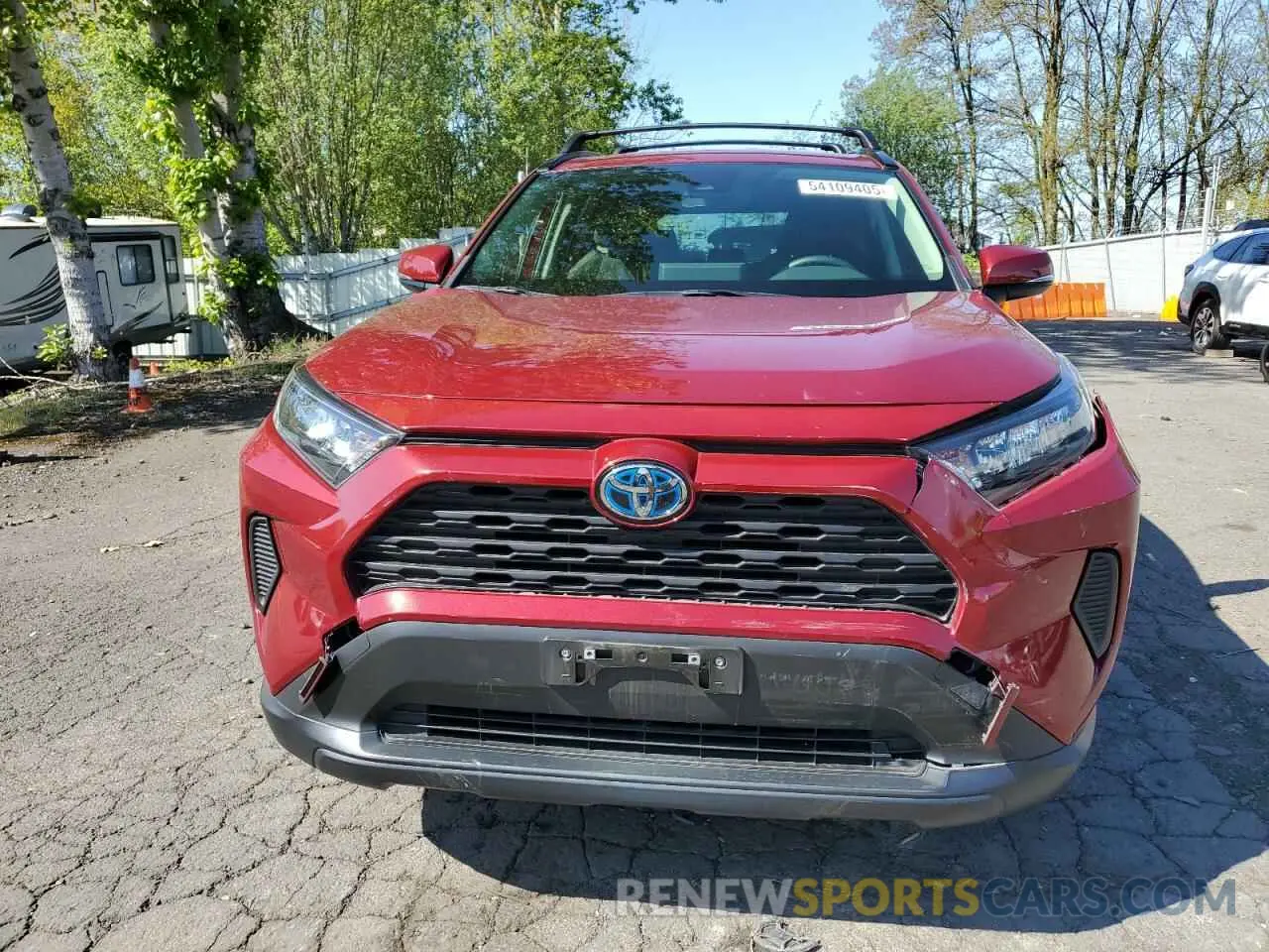5 fotografías del automóvil dañado JTMMWRFV0ND151377 TOYOTA RAV4 2022