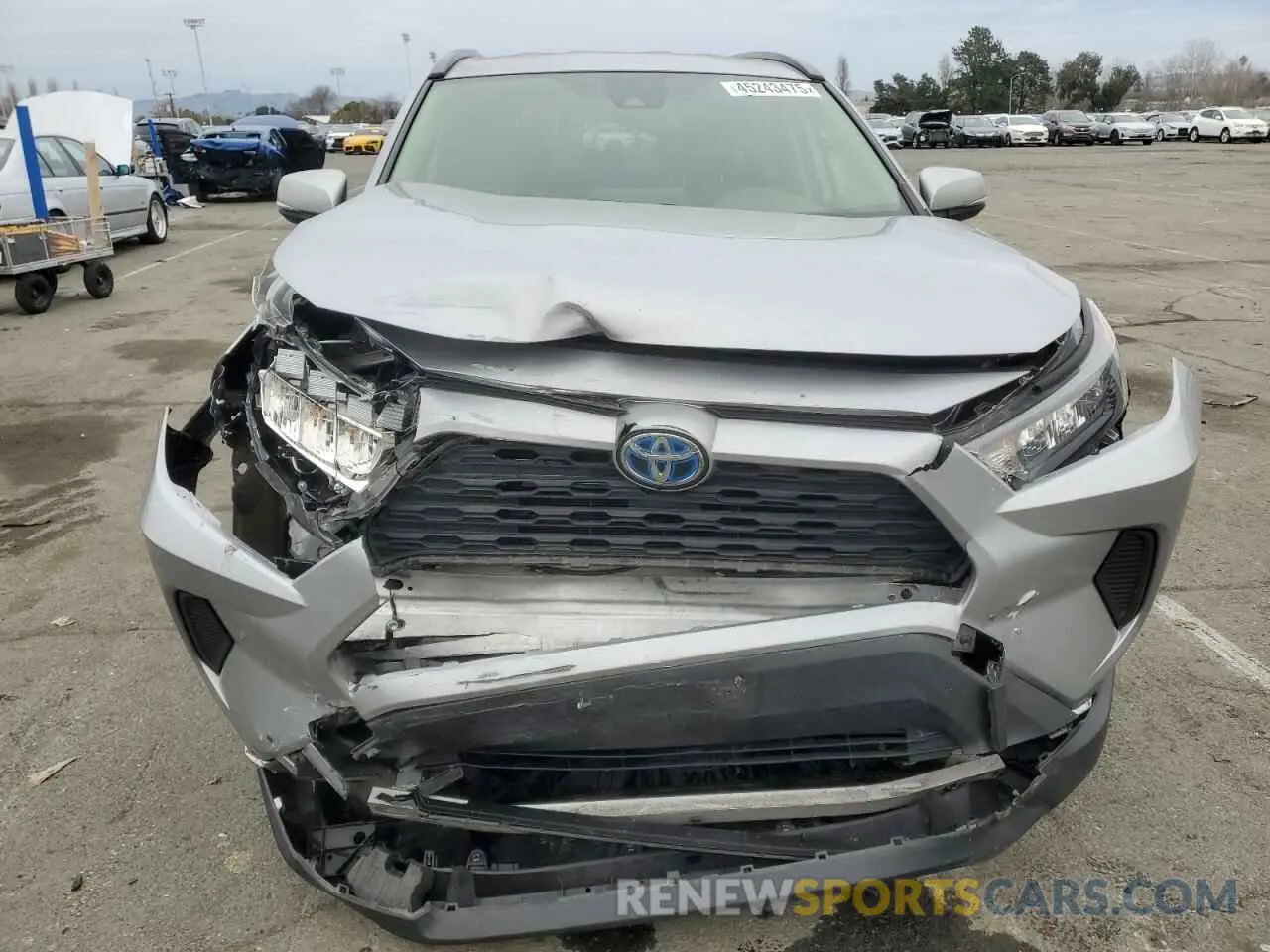 5 fotografías del automóvil dañado JTMMWRFV2ND152000 TOYOTA RAV4 2022