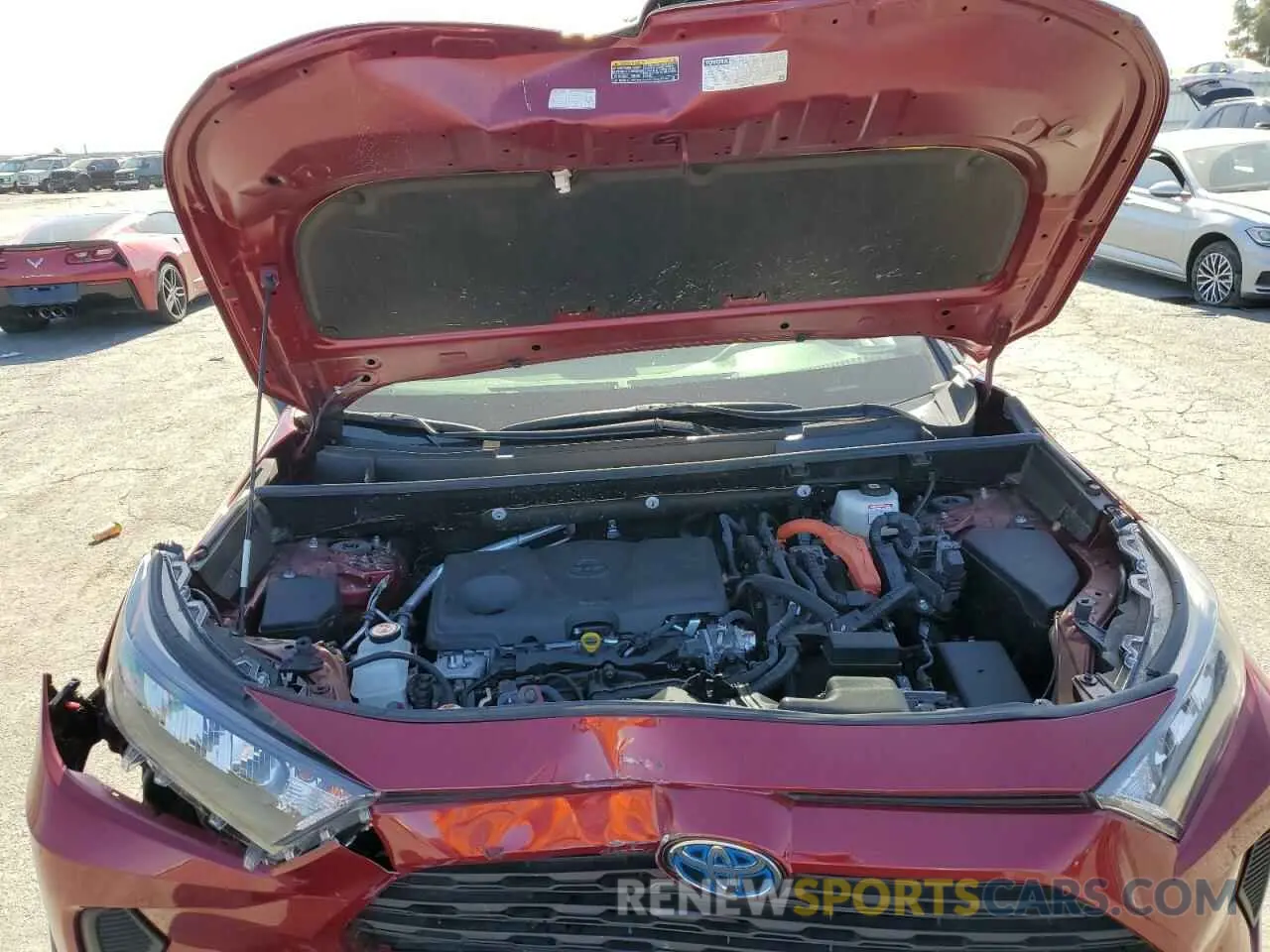 11 fotografías del automóvil dañado JTMMWRFV9ND151412 TOYOTA RAV4 2022