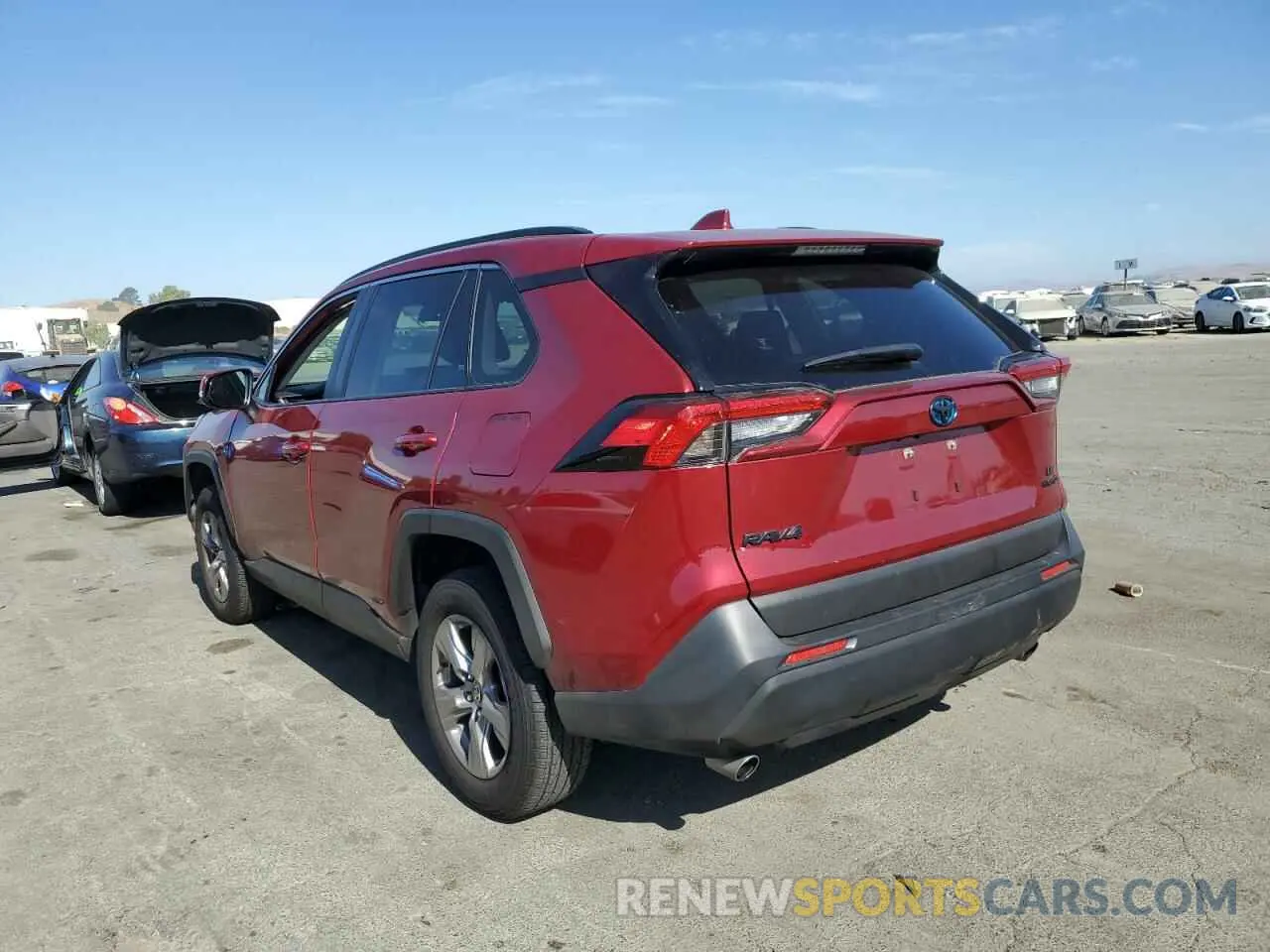 2 fotografías del automóvil dañado JTMMWRFV9ND151412 TOYOTA RAV4 2022