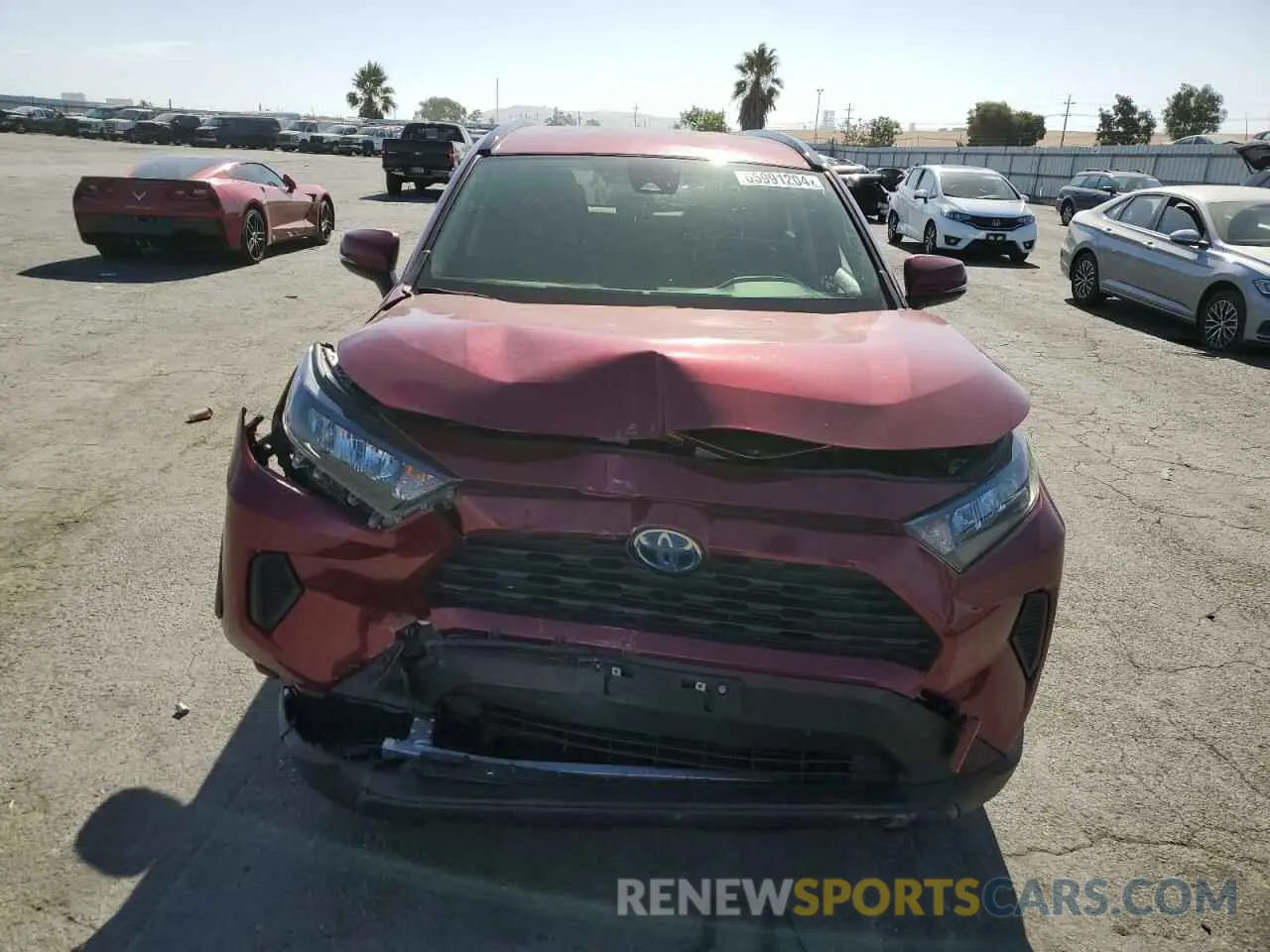 5 fotografías del automóvil dañado JTMMWRFV9ND151412 TOYOTA RAV4 2022