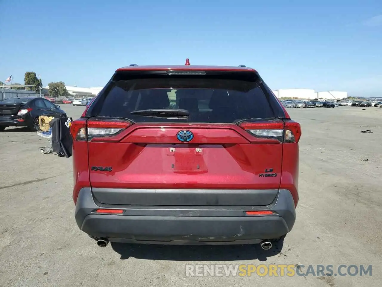6 fotografías del automóvil dañado JTMMWRFV9ND151412 TOYOTA RAV4 2022