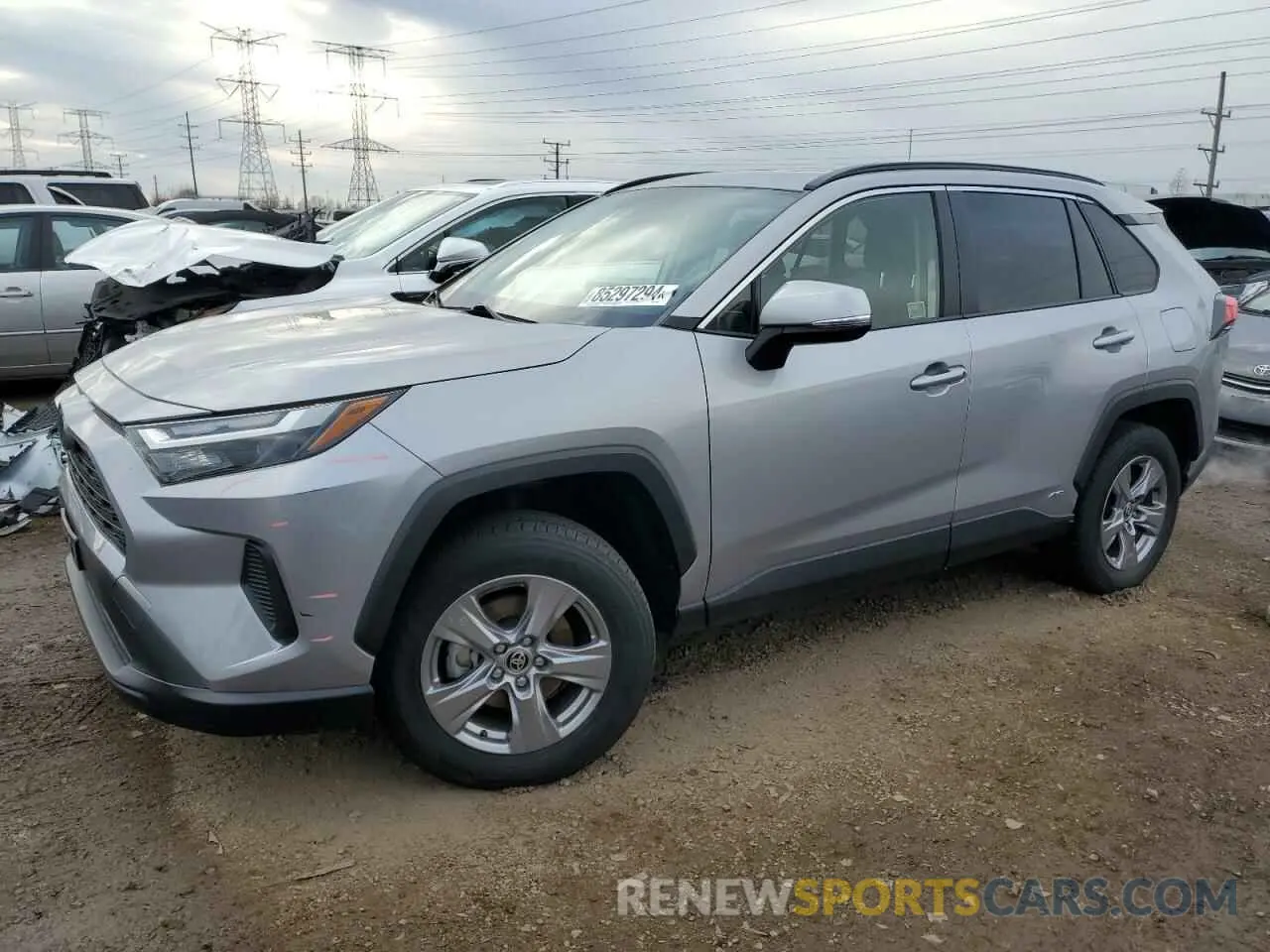1 fotografías del automóvil dañado JTMRWRFV4ND159455 TOYOTA RAV4 2022