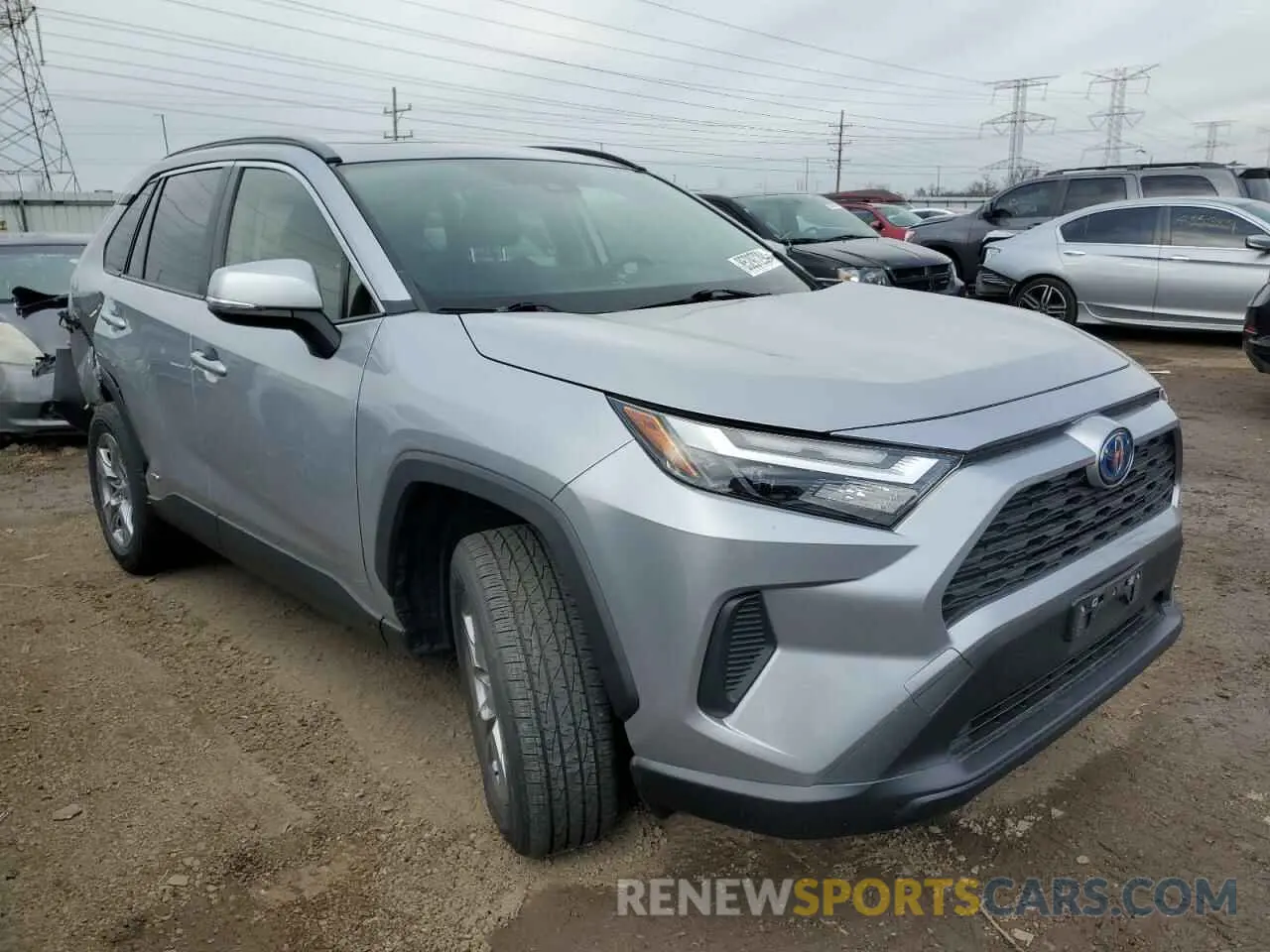 4 fotografías del automóvil dañado JTMRWRFV4ND159455 TOYOTA RAV4 2022