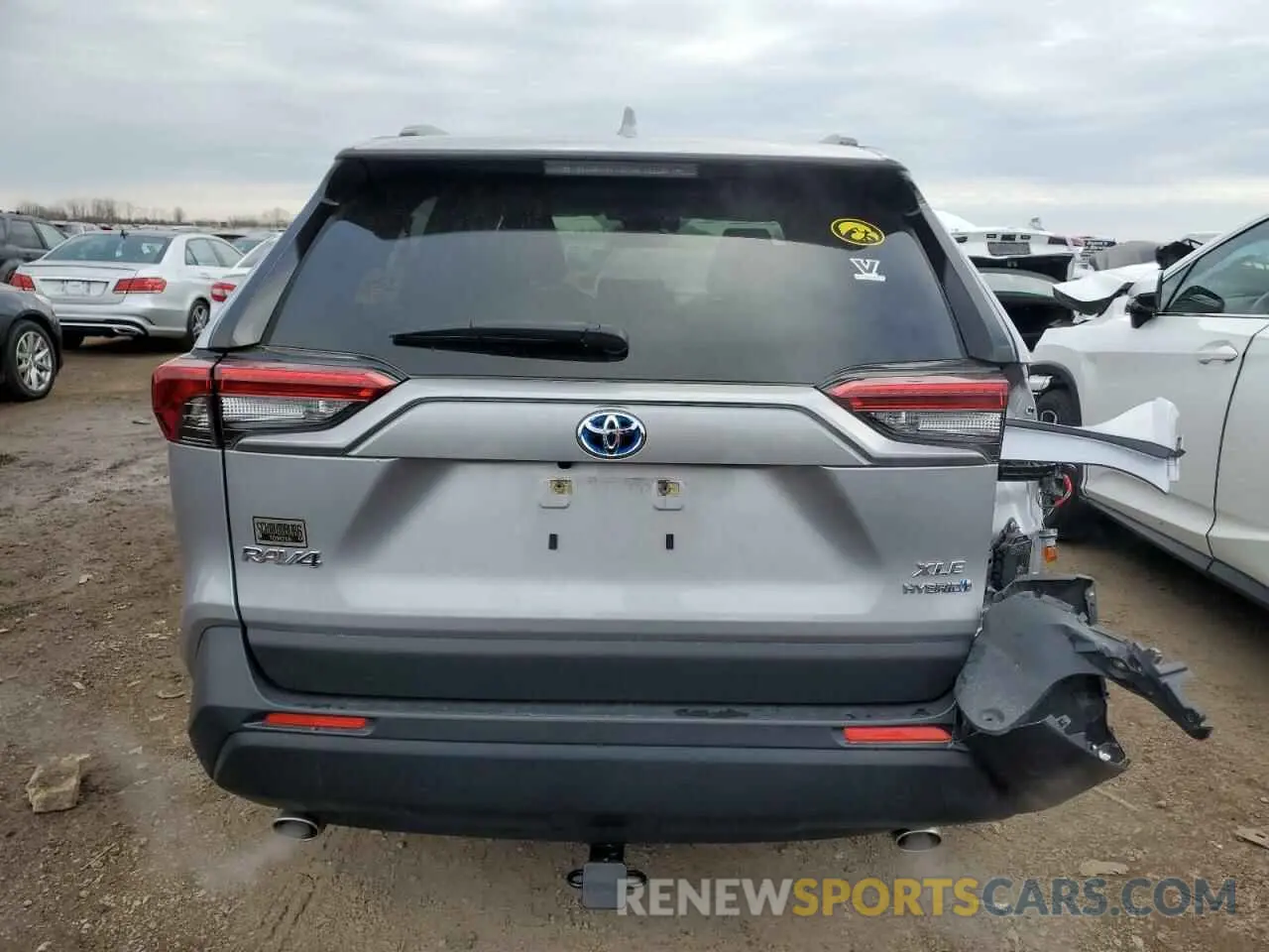 6 fotografías del automóvil dañado JTMRWRFV4ND159455 TOYOTA RAV4 2022
