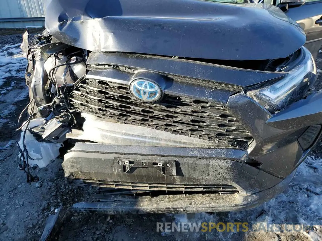 12 fotografías del automóvil dañado JTMRWRFV4ND163134 TOYOTA RAV4 2022
