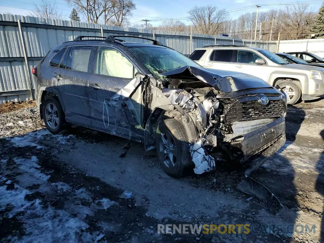 4 fotografías del automóvil dañado JTMRWRFV4ND163134 TOYOTA RAV4 2022