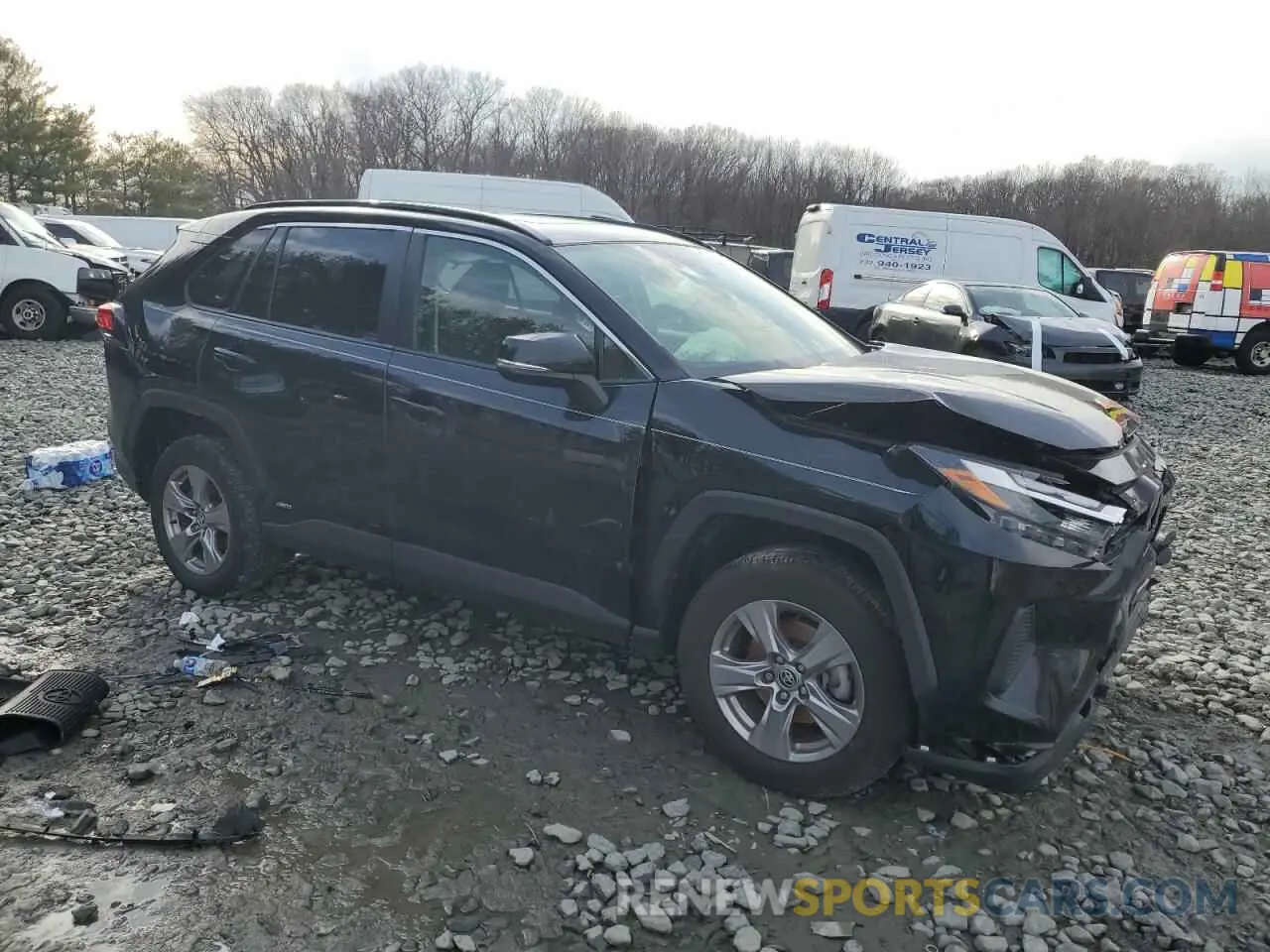 4 fotografías del automóvil dañado JTMRWRFVXND153112 TOYOTA RAV4 2022