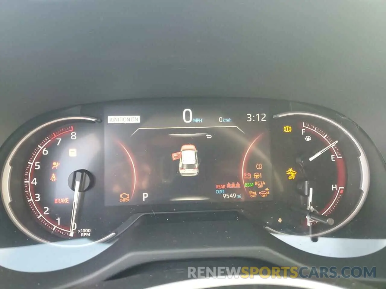 9 fotografías del automóvil dañado 2T3A1RFV1PW341678 TOYOTA RAV4 2023