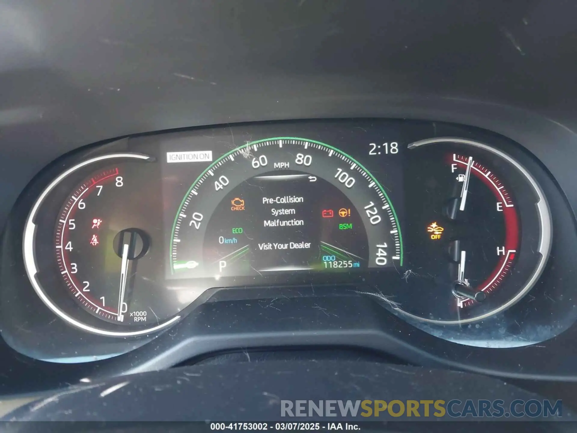 7 fotografías del automóvil dañado 2T3A1RFV1PW396812 TOYOTA RAV4 2023