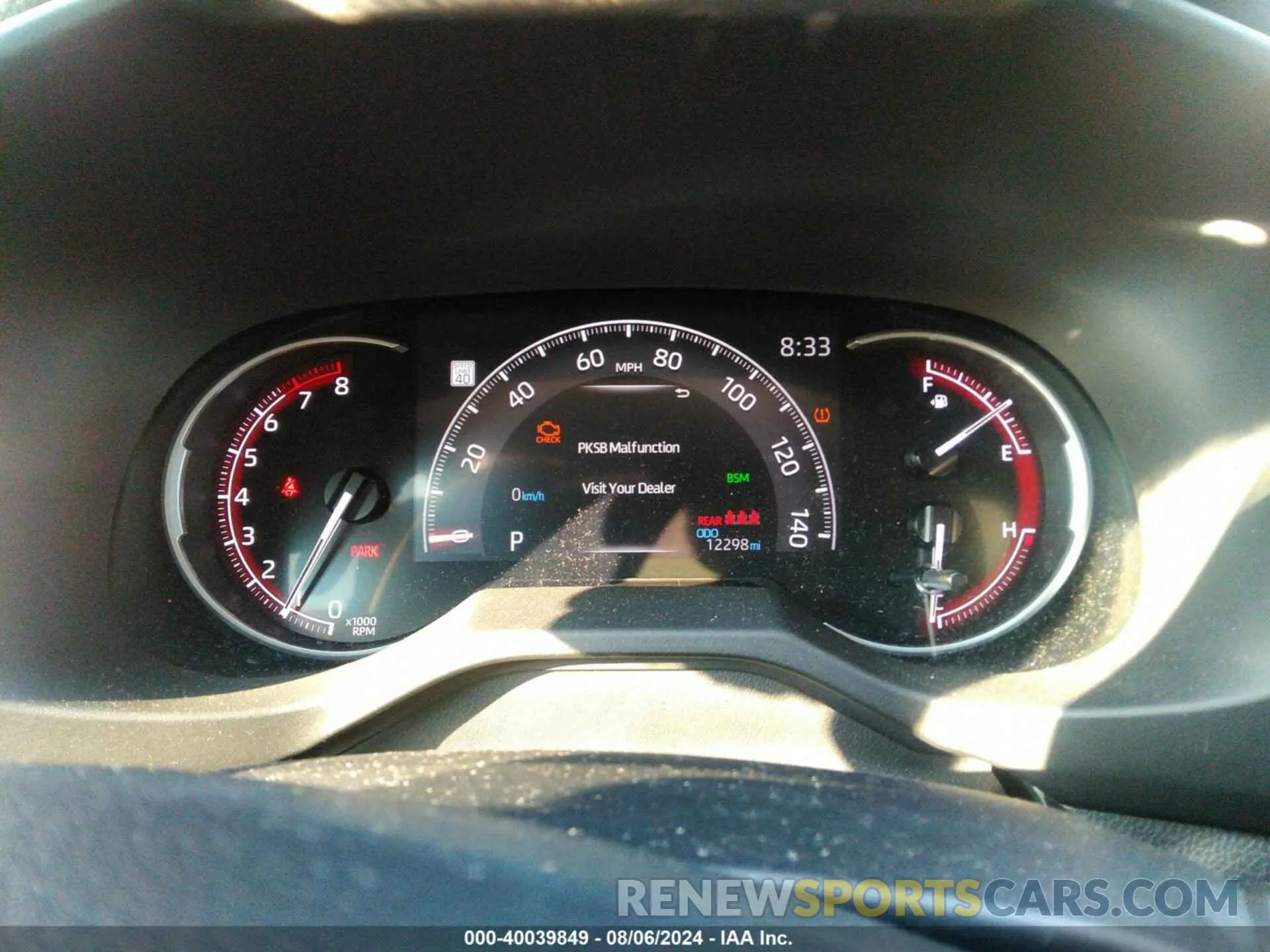 7 fotografías del automóvil dañado 2T3A1RFV3PC392486 TOYOTA RAV4 2023