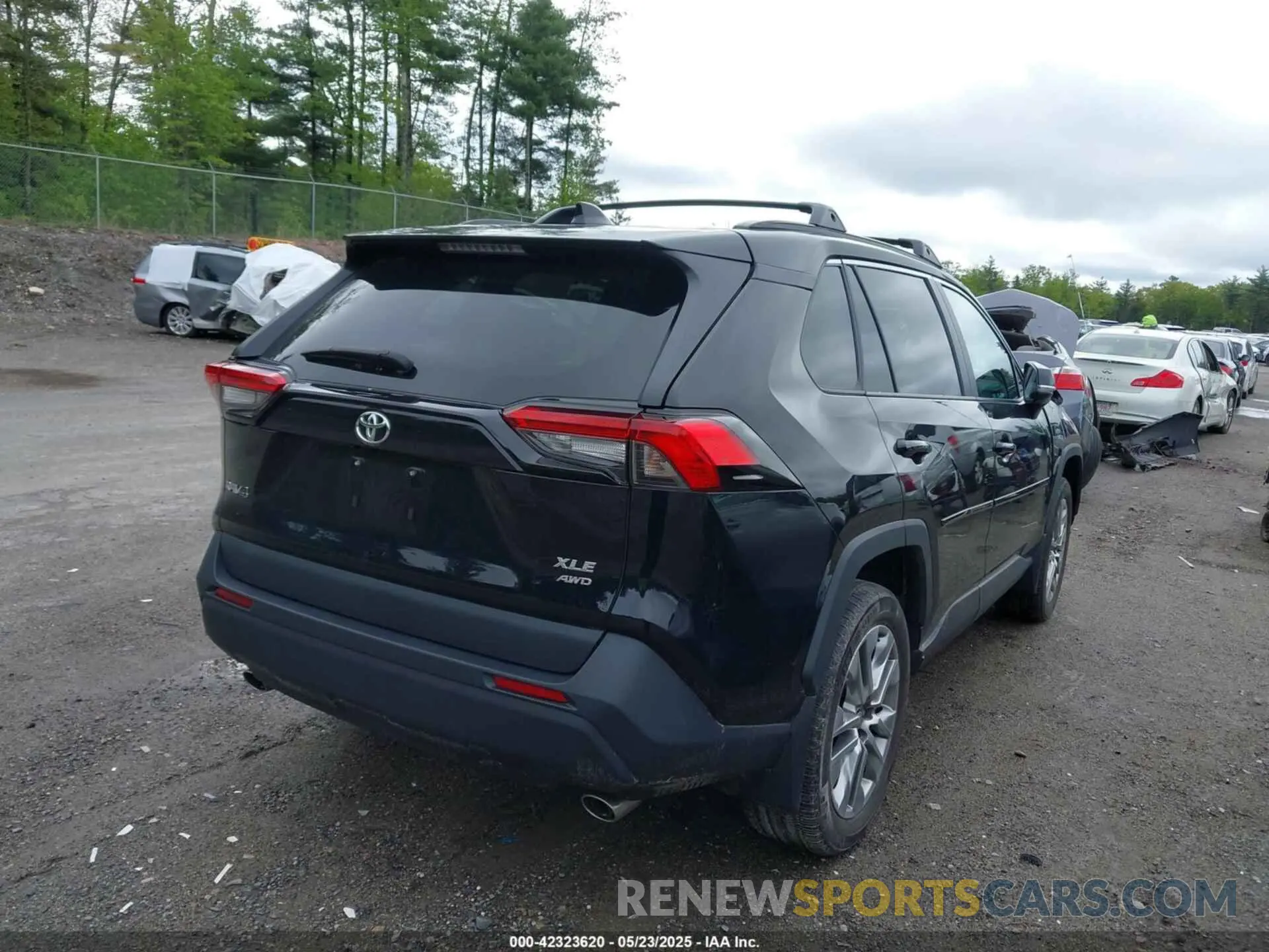 4 fotografías del automóvil dañado 2T3A1RFV7PC345557 TOYOTA RAV4 2023