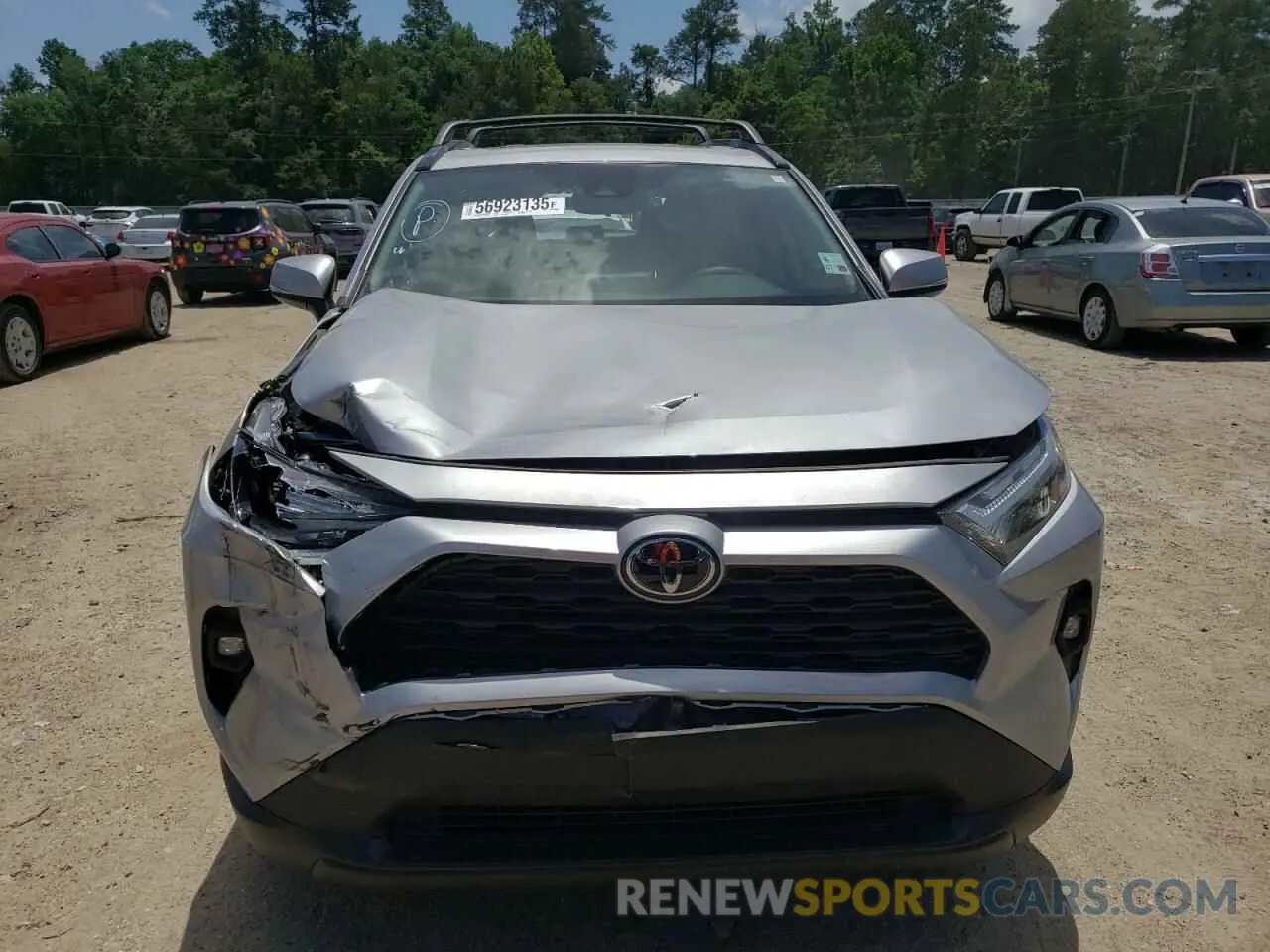 5 fotografías del automóvil dañado 2T3C1RFV2PW279426 TOYOTA RAV4 2023