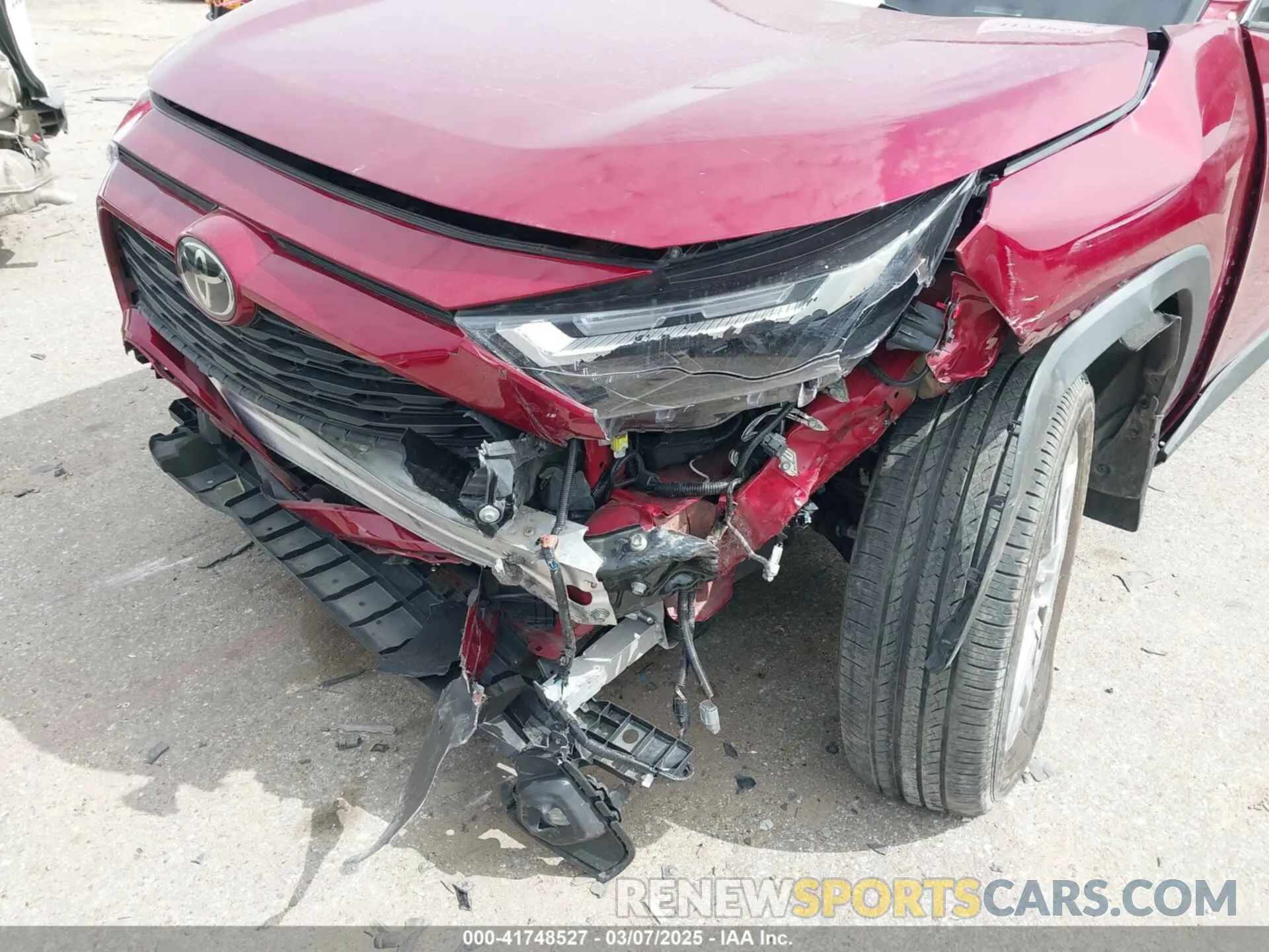 6 fotografías del automóvil dañado 2T3C1RFV3PW298213 TOYOTA RAV4 2023