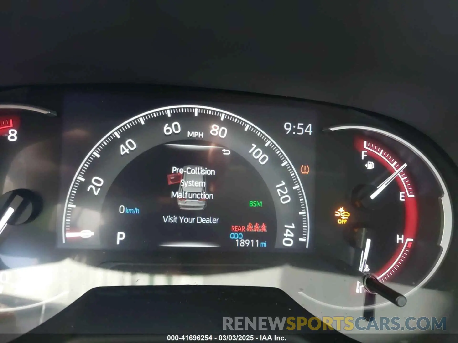 7 fotografías del automóvil dañado 2T3C1RFV5PW275984 TOYOTA RAV4 2023