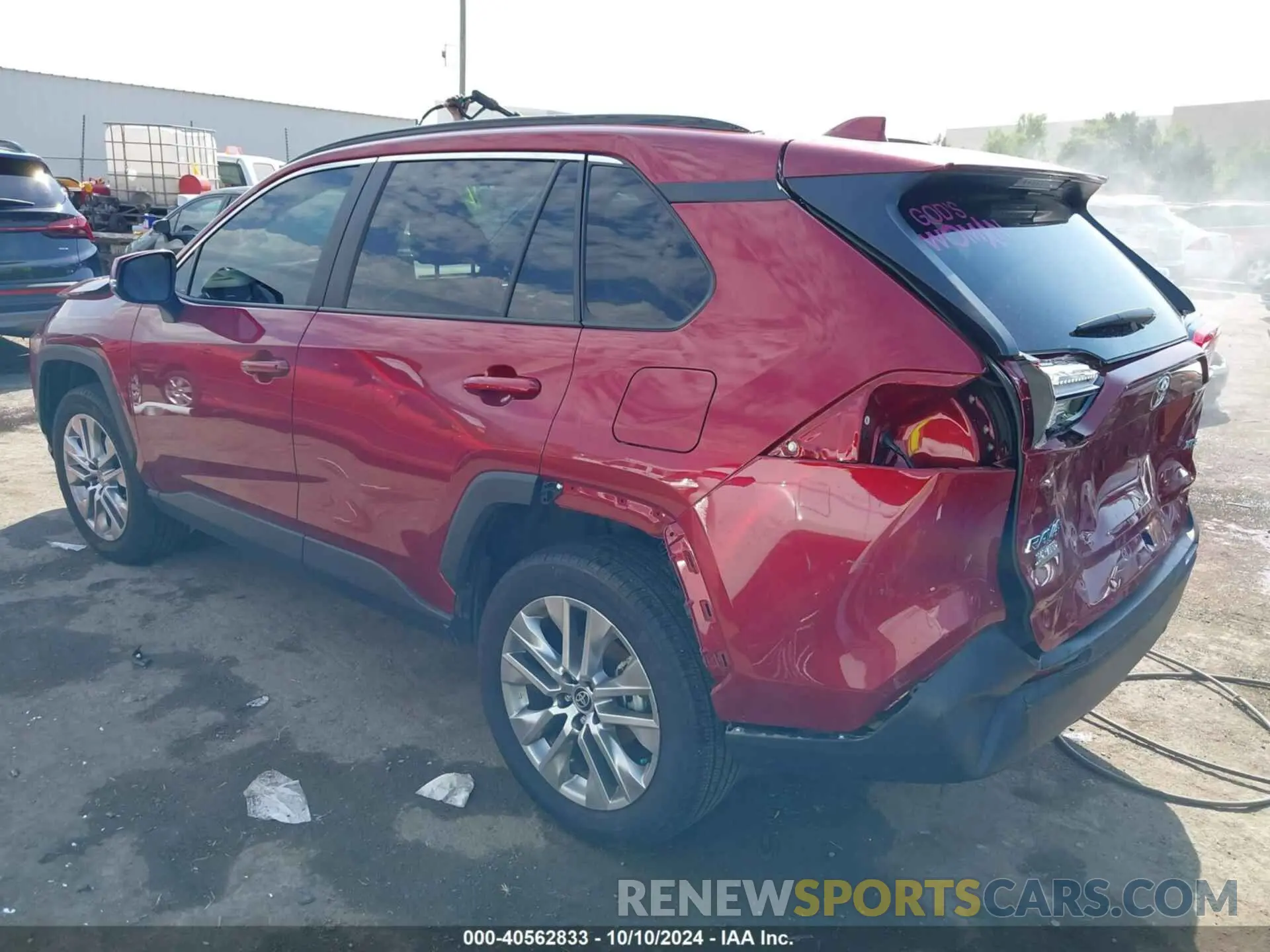 3 fotografías del automóvil dañado 2T3C1RFV7PW290146 TOYOTA RAV4 2023