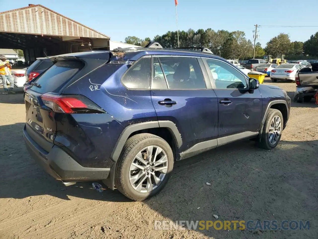 3 fotografías del automóvil dañado 2T3C1RFV8PW268706 TOYOTA RAV4 2023