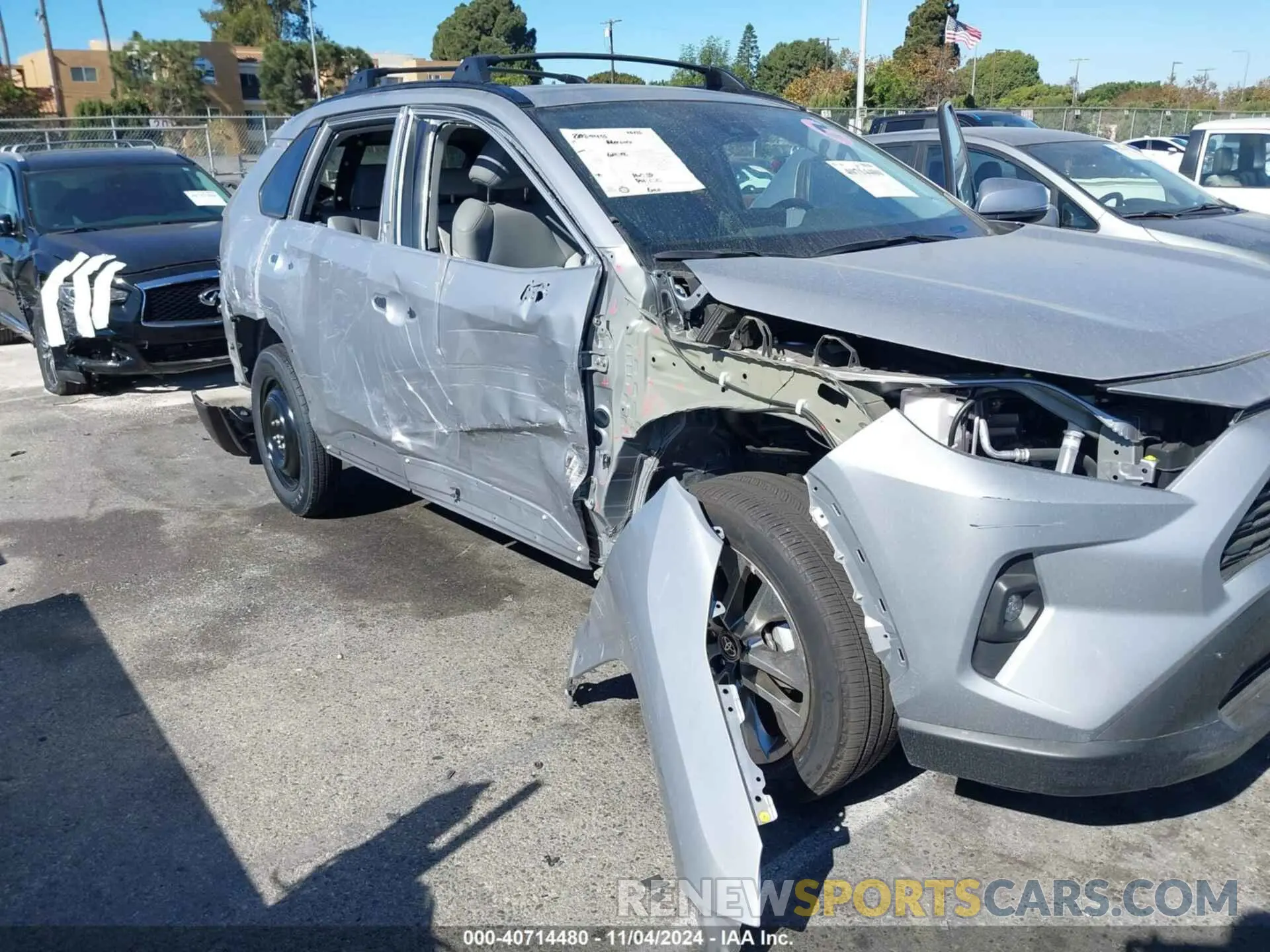 6 fotografías del automóvil dañado 2T3C1RFV8PW281147 TOYOTA RAV4 2023