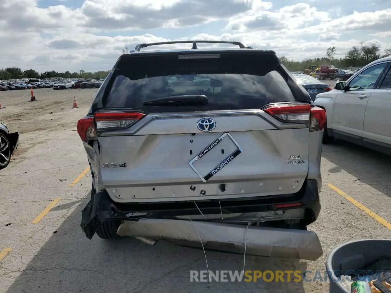 6 fotografías del automóvil dañado 2T3E6RFV0PW038636 TOYOTA RAV4 2023
