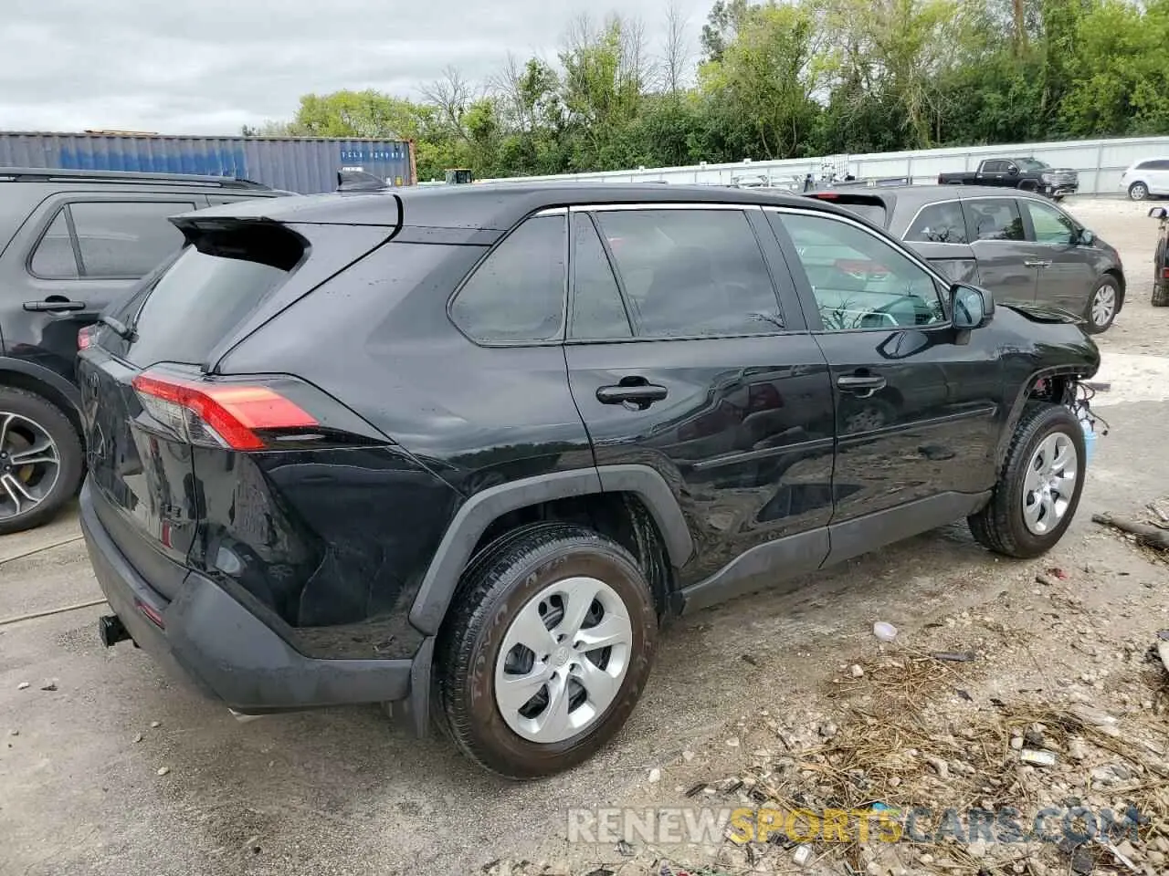 3 fotografías del automóvil dañado 2T3F1RFV0PC374680 TOYOTA RAV4 2023